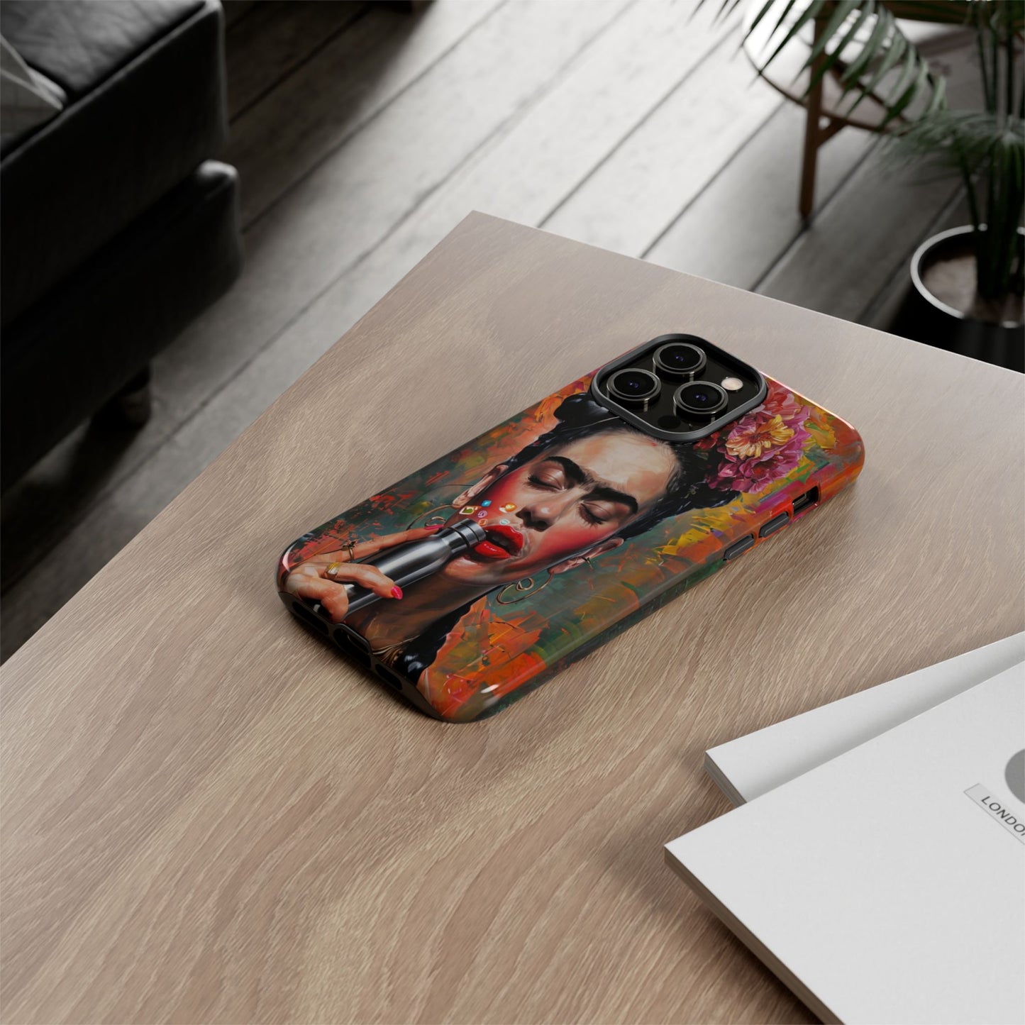 "Frida with a Flask" Mobile Phone Case