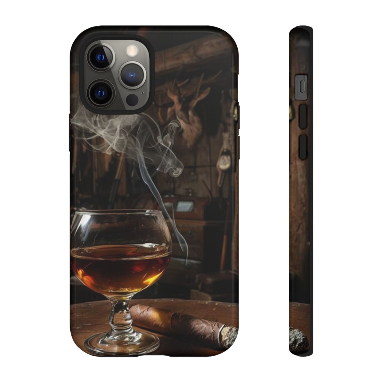 "Hot Whiskey and Cigar" Mobile Phone Case