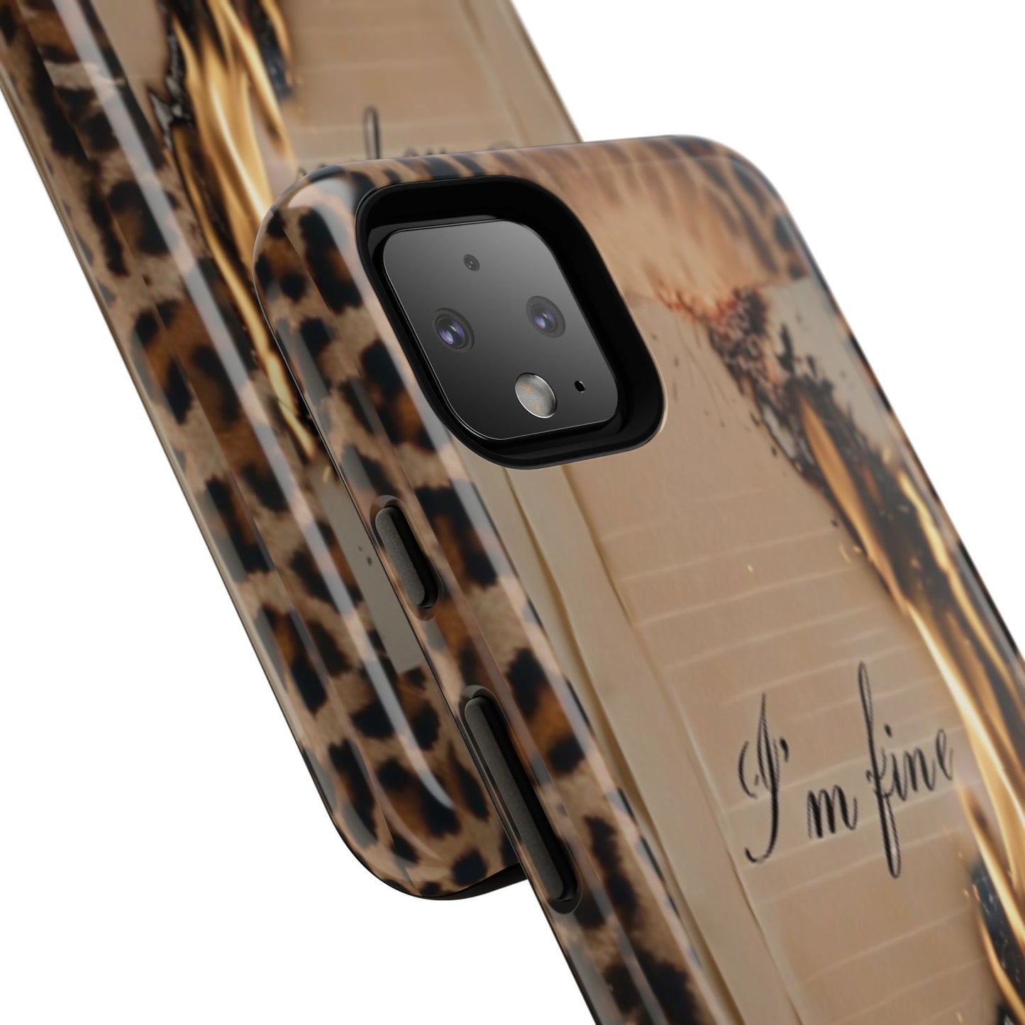 "I Am Fine" Mobile Phone Case