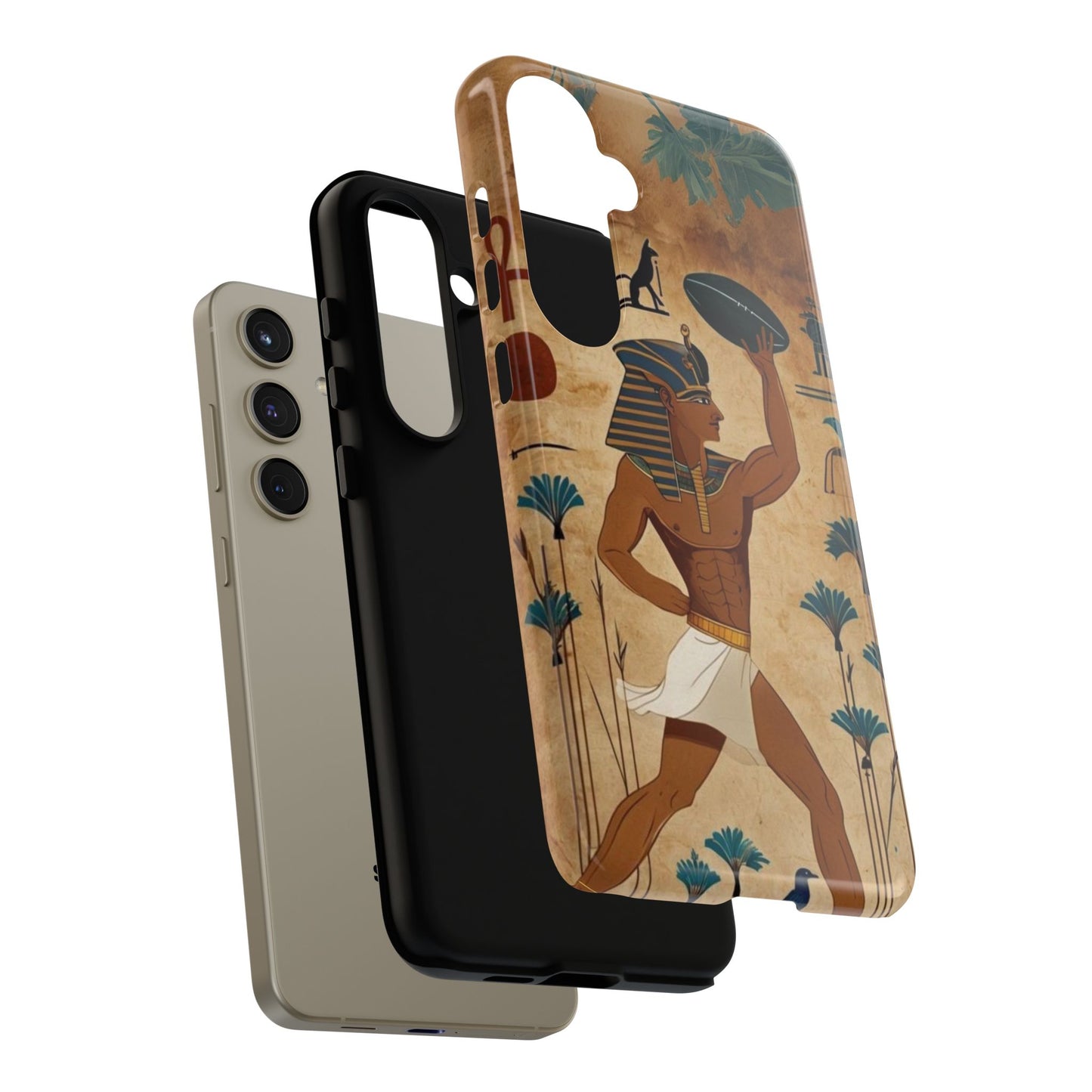 "Tutankhaman Takes the Pass" Mobile Phone Case