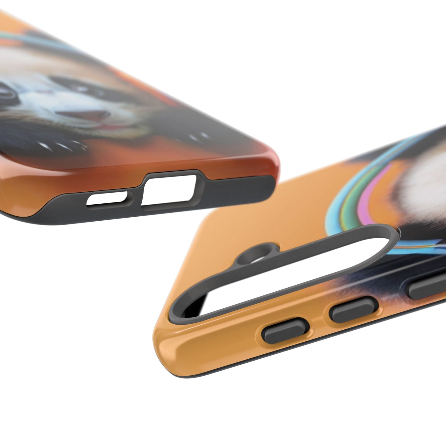 "Baby Panda wearing Headphones" Mobile Phone Case