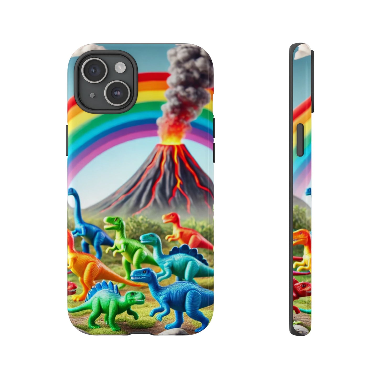 "Rainbow Dinosaurs" Mobile Phone Case