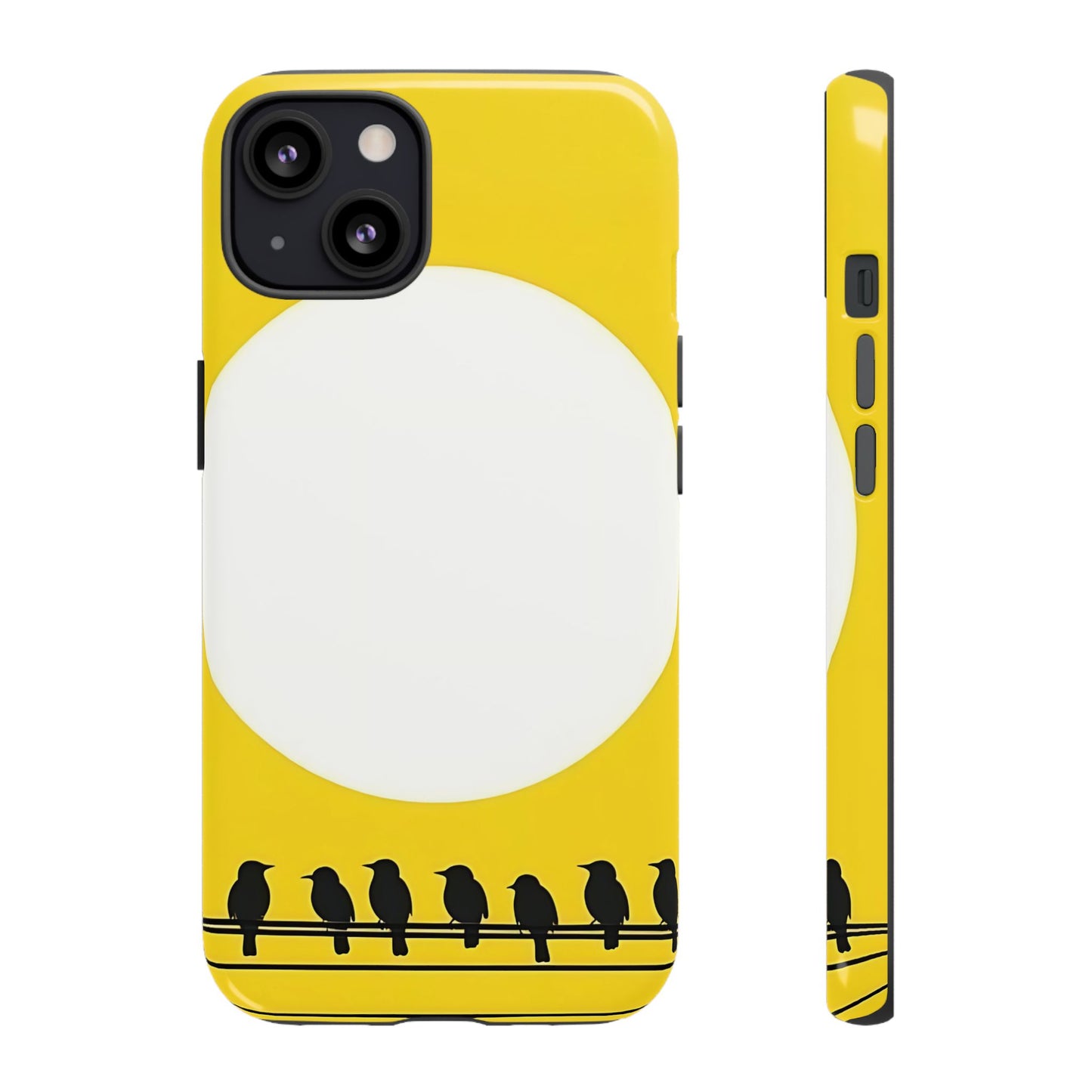"The Feathered Assembly - Yellow" Mobile Phone Case