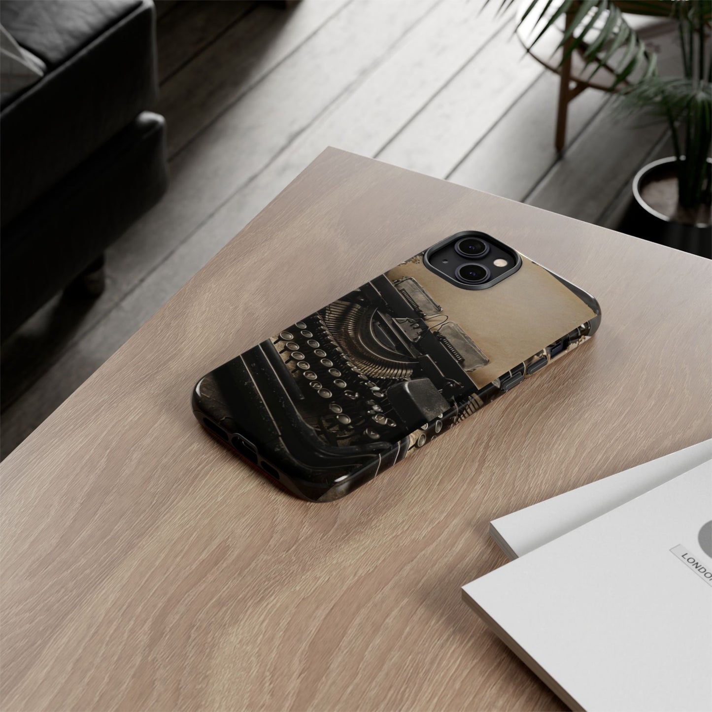 "Fade in. A Writer at the Cusp of Genius" Mobile Phone Case