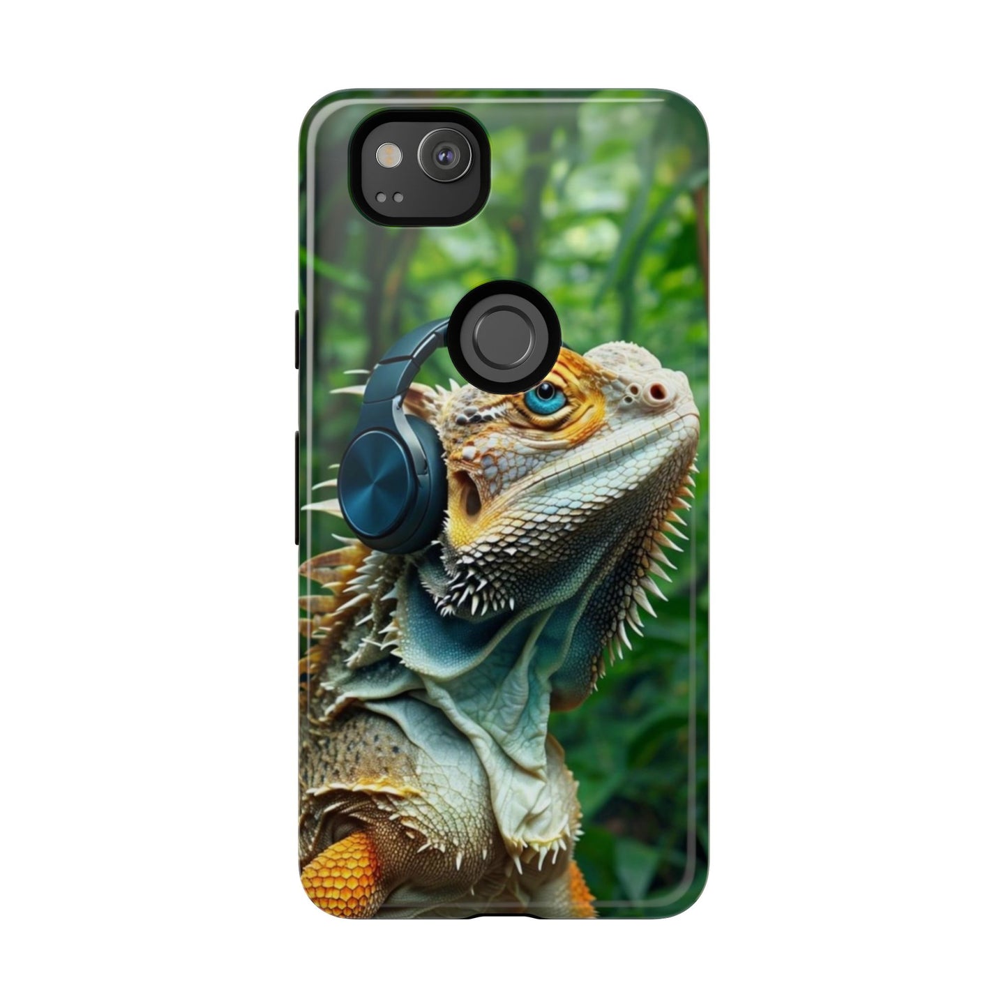 "Bearded Dragon - Jungle Beats" Mobile Phone Case