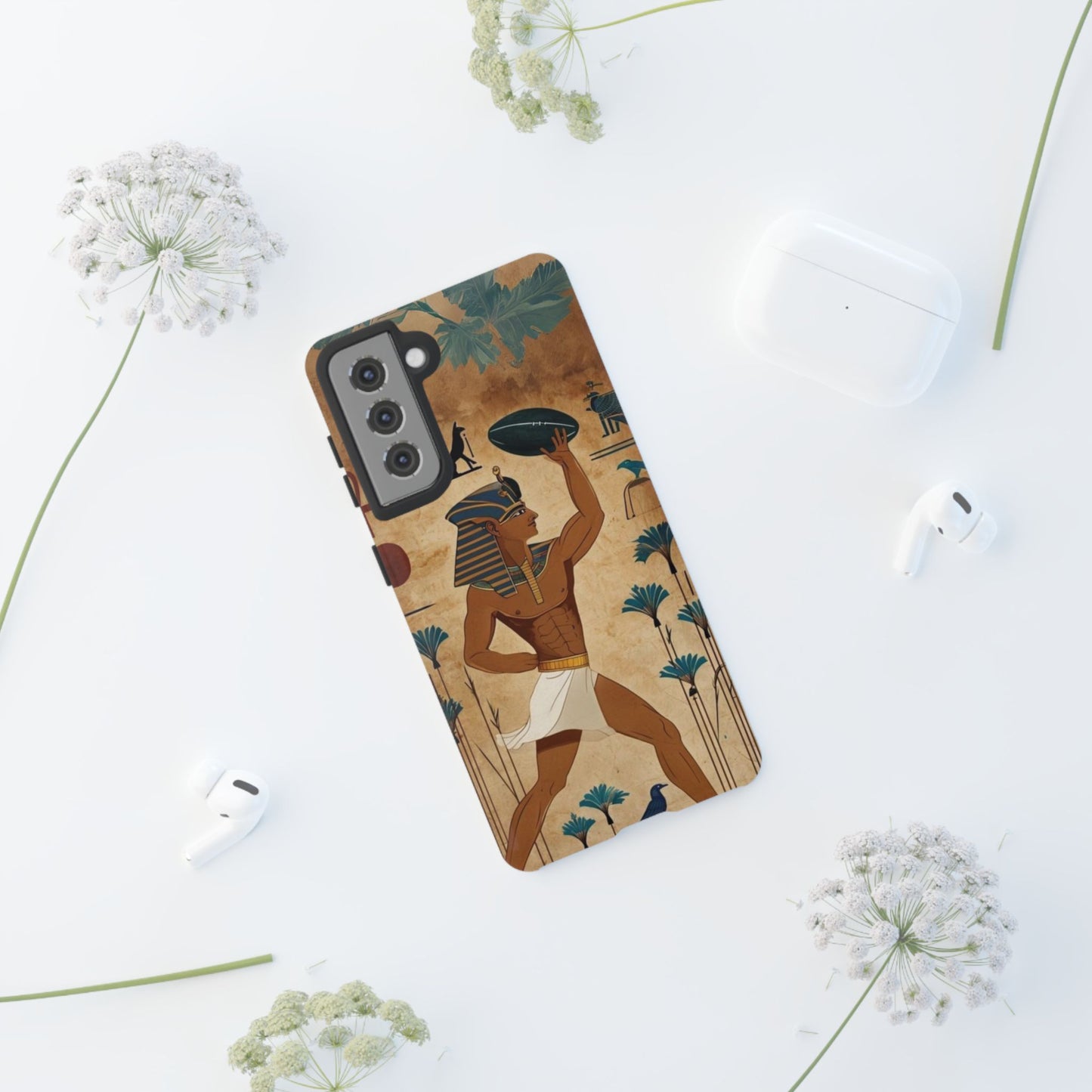 "Tutankhaman Takes the Pass" Mobile Phone Case