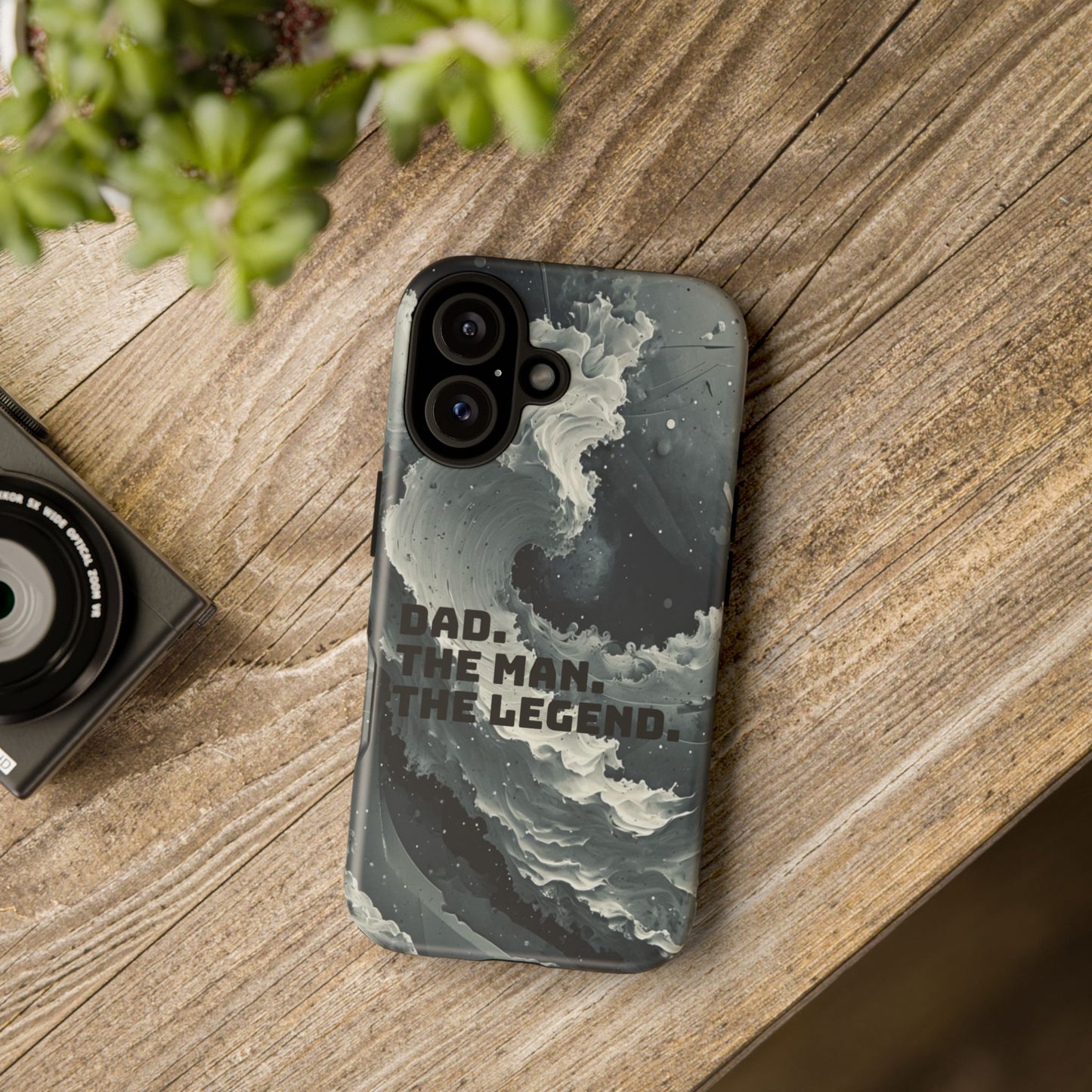 "Dad. The Man. The Legend" Mobile Phone Case (grey)