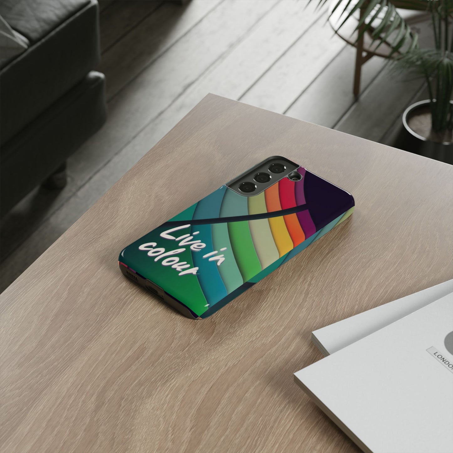 "Live in Colour" Mobile Phone Case