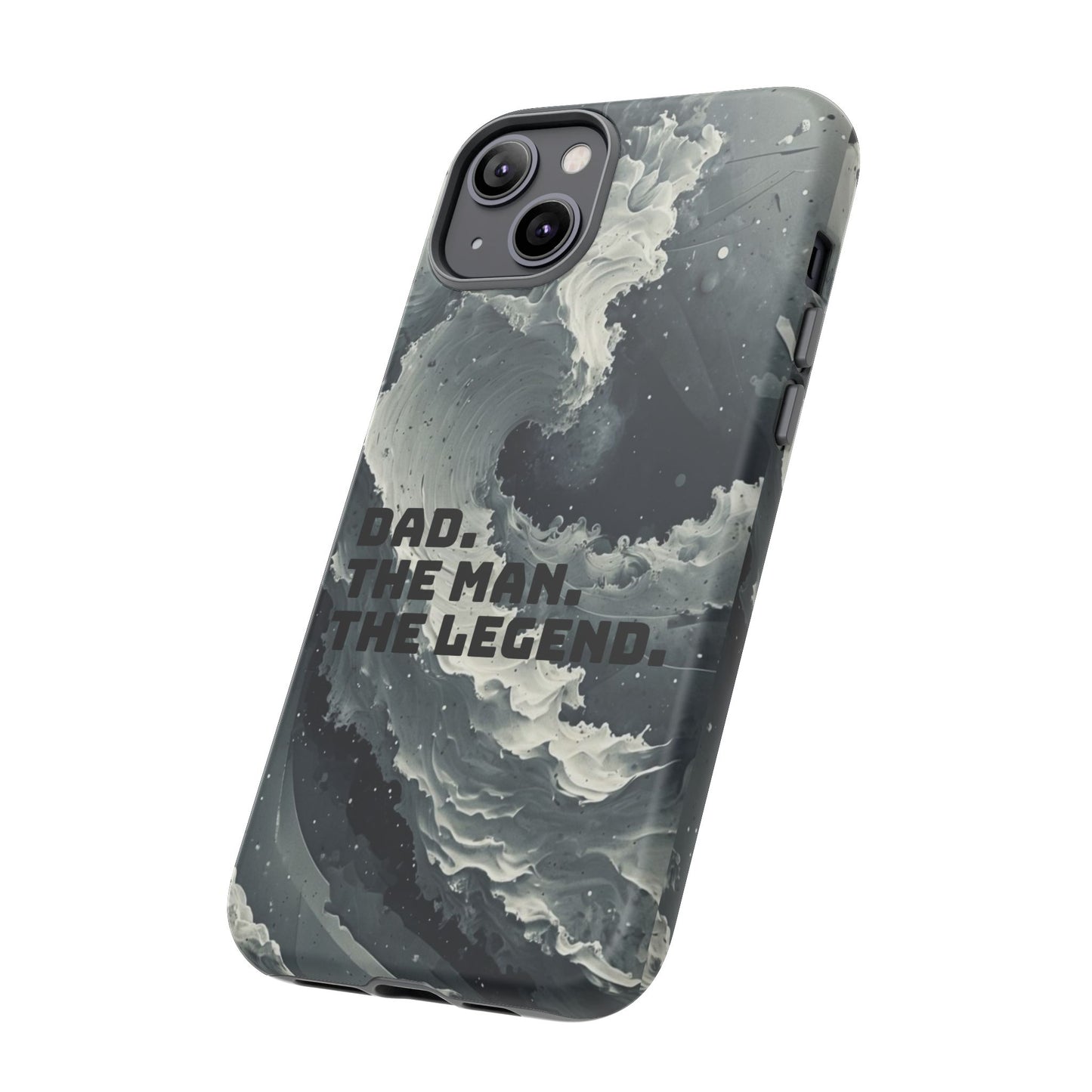 "Dad. The Man. The Legend" Mobile Phone Case (grey)