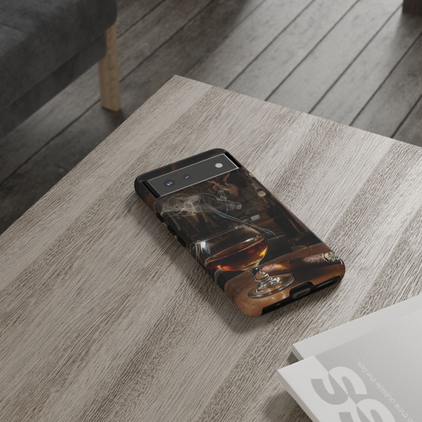 "Hot Whiskey and Cigar" Mobile Phone Case