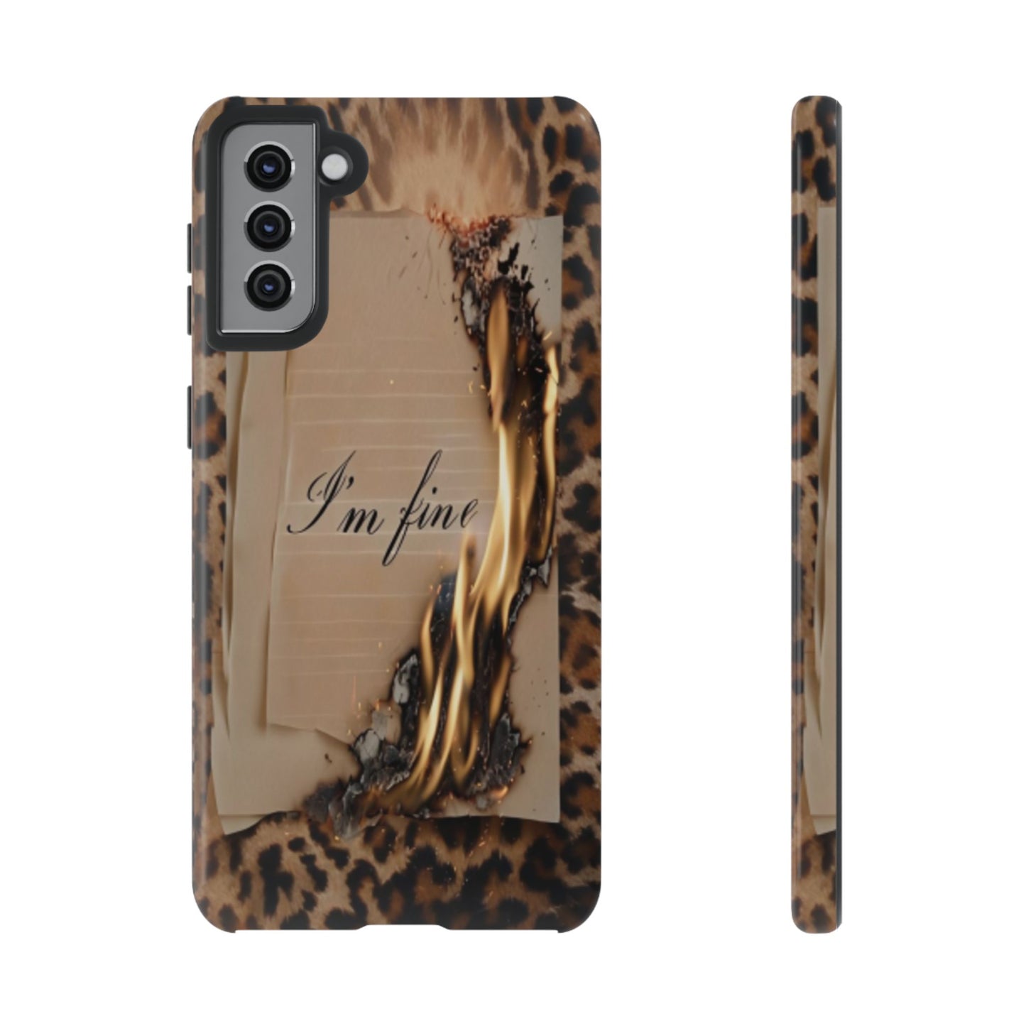 "I Am Fine" Mobile Phone Case