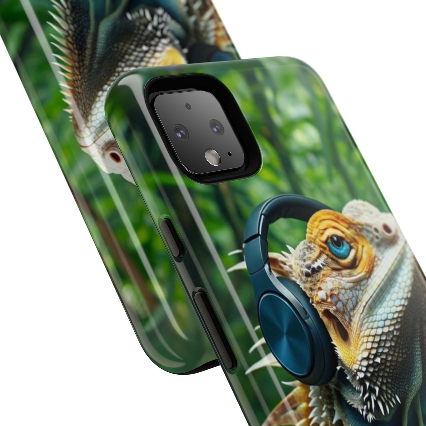 "Bearded Dragon - Jungle Beats" Mobile Phone Case