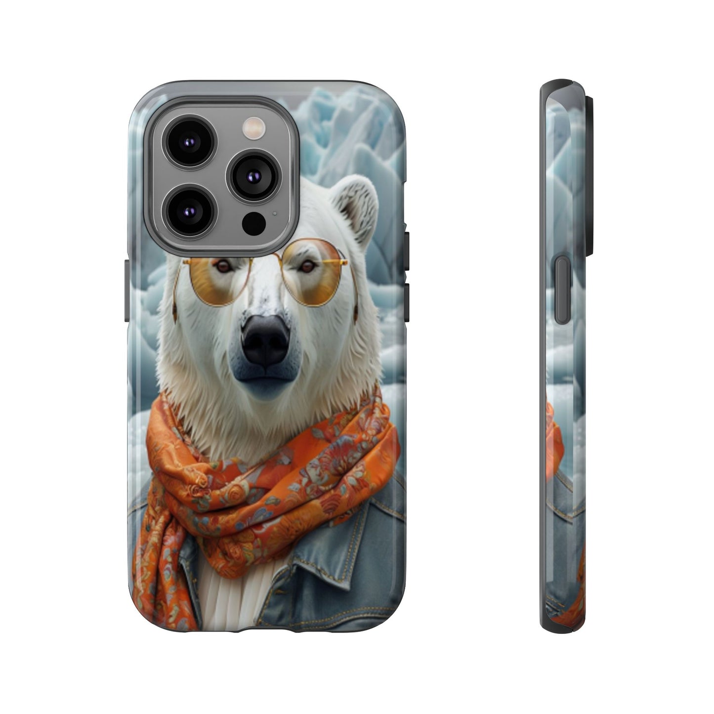 "Urban Zen Polar Bear" Mobile Phone Case