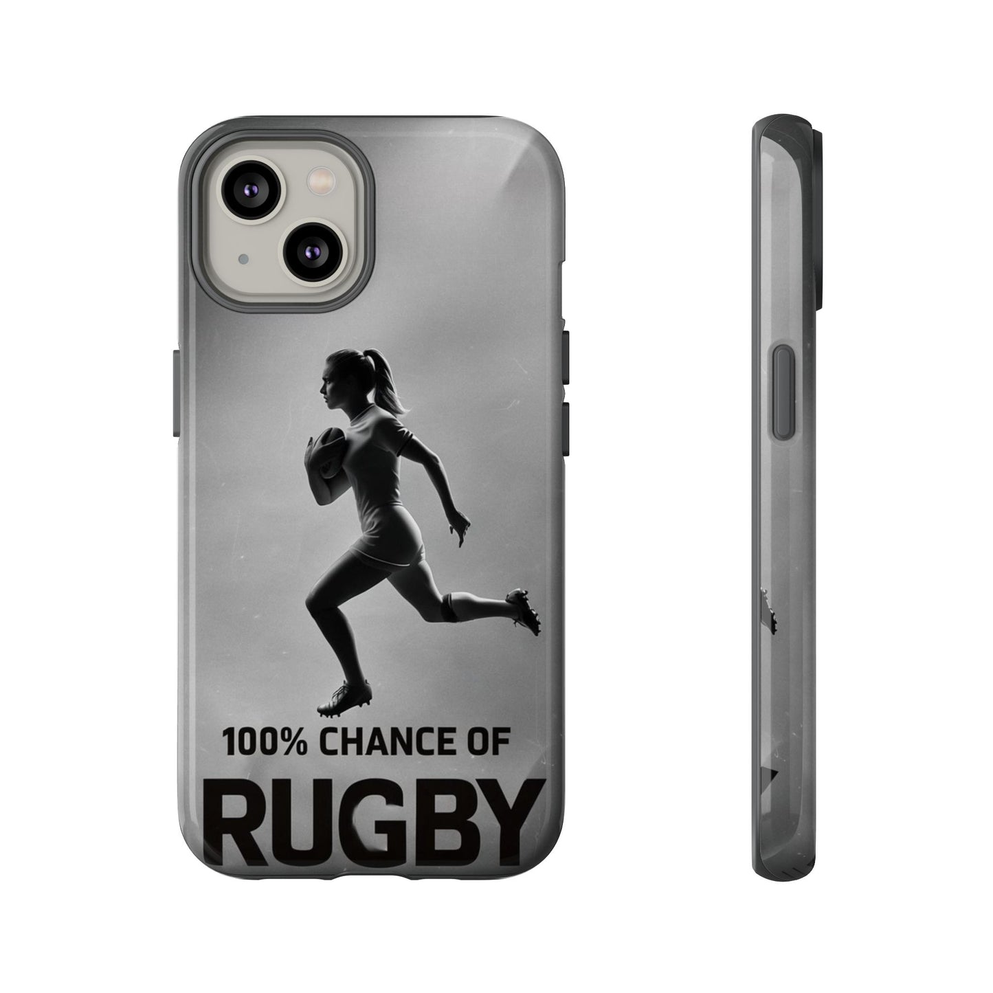 "Rain, Shine, Rugby" Mobile Phone Case