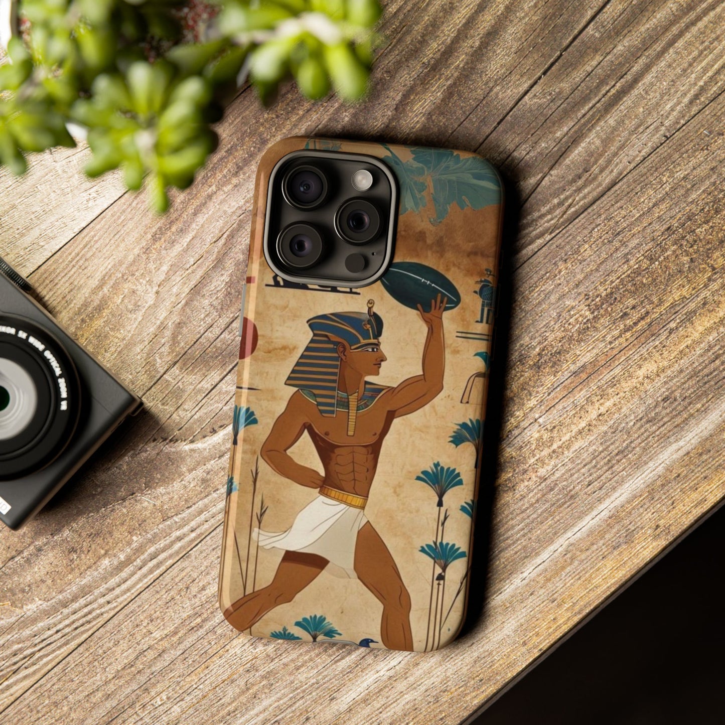 "Tutankhaman Takes the Pass" Mobile Phone Case