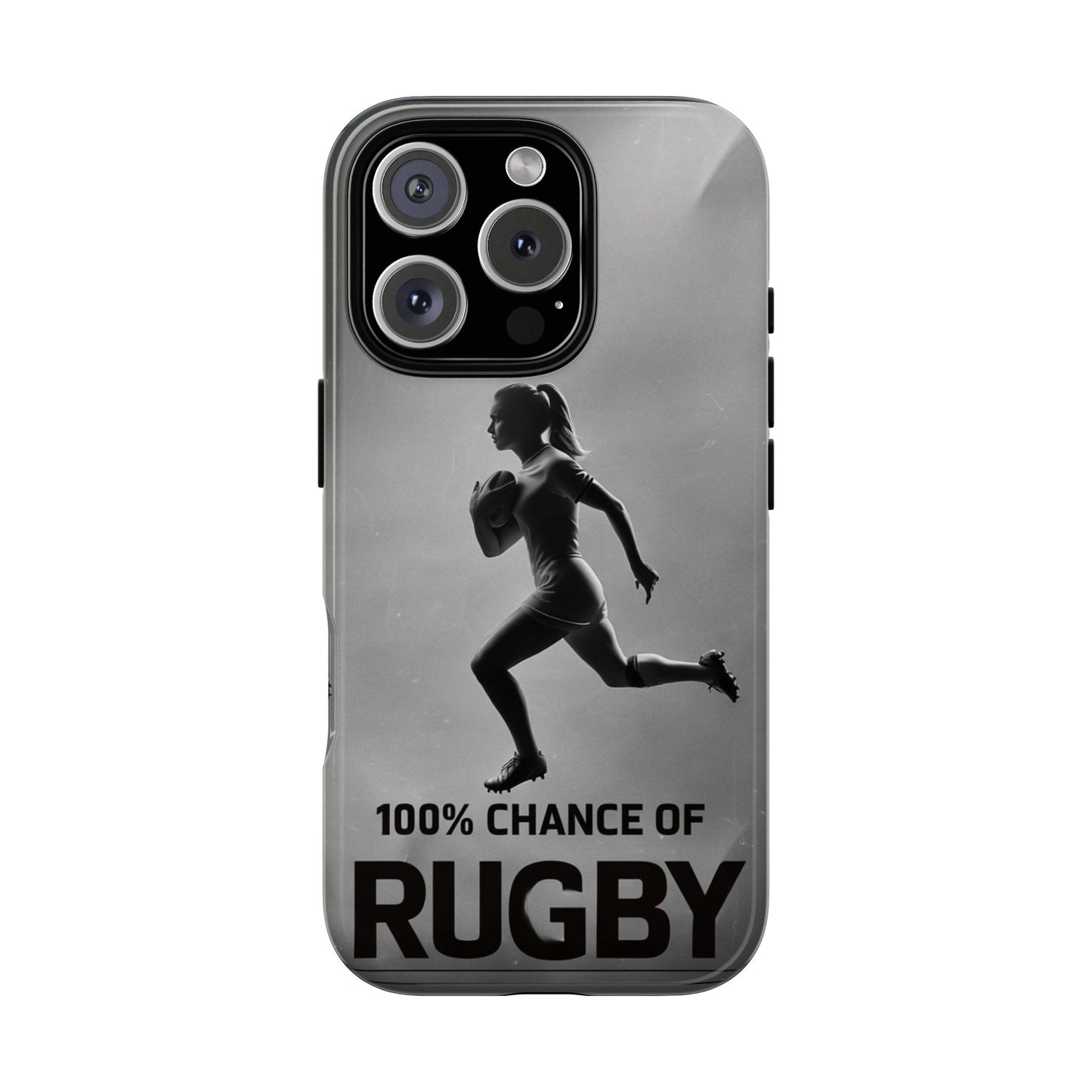 "Rain, Shine, Rugby" Mobile Phone Case