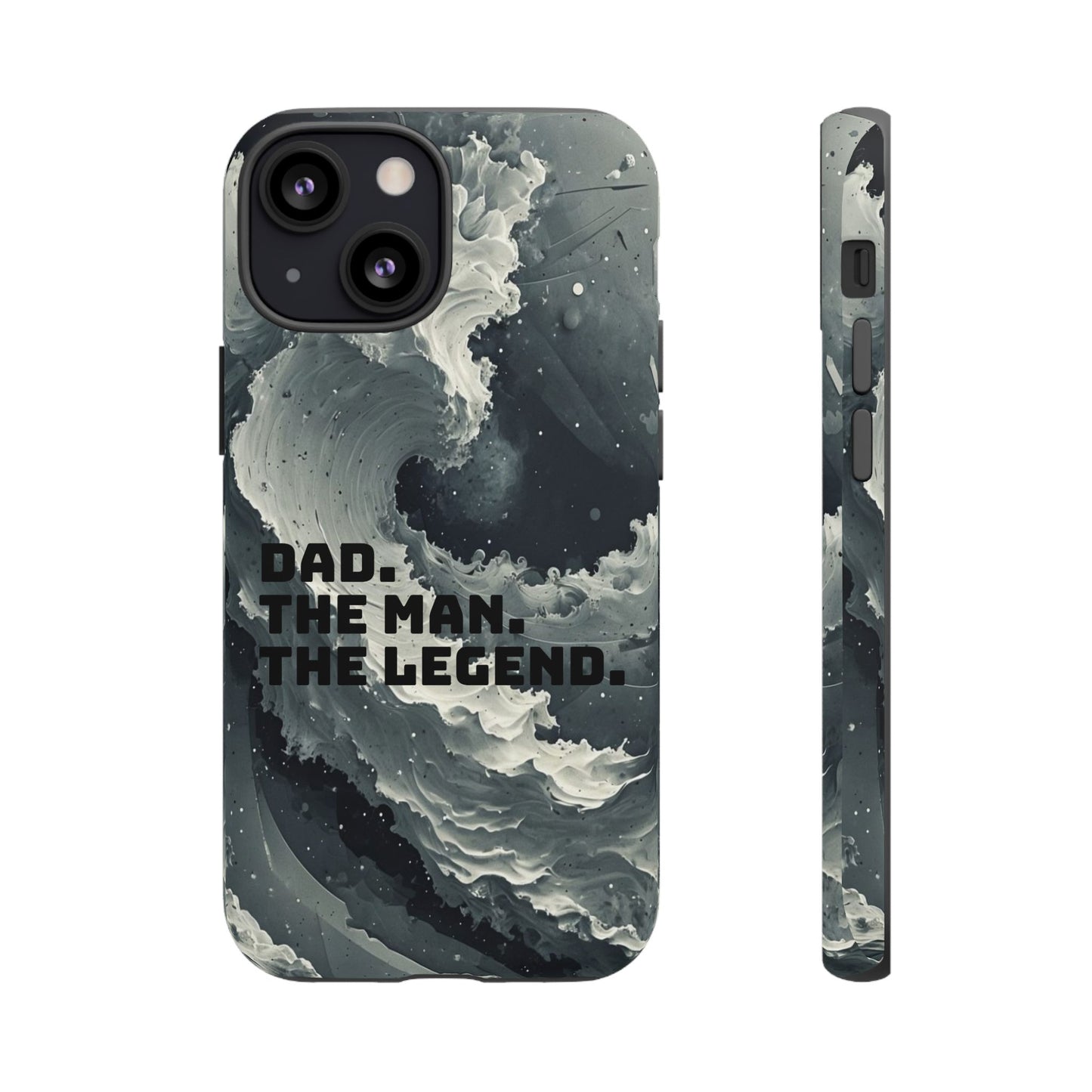 "Dad. The Man. The Legend" Mobile Phone Case (grey)