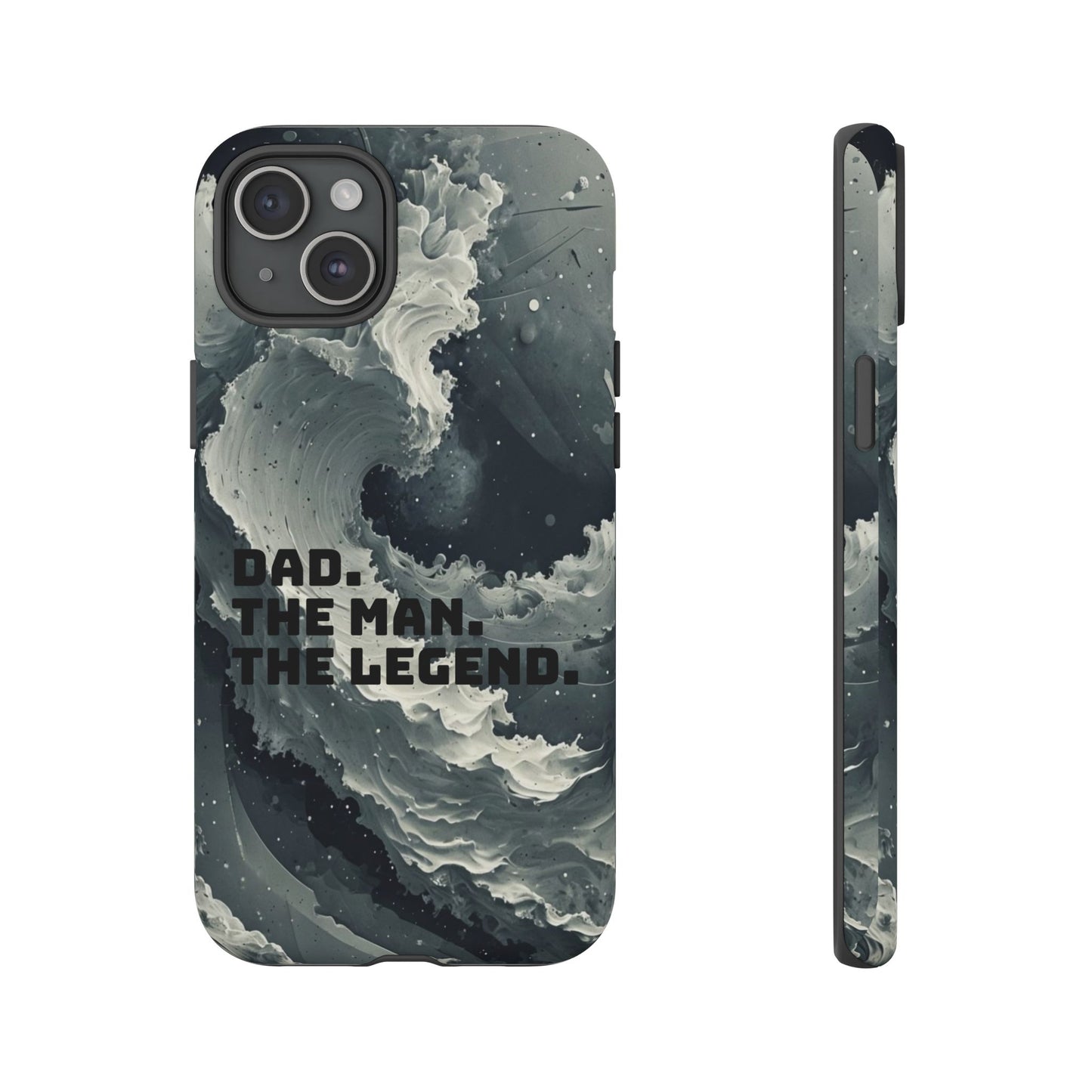 "Dad. The Man. The Legend" Mobile Phone Case (grey)
