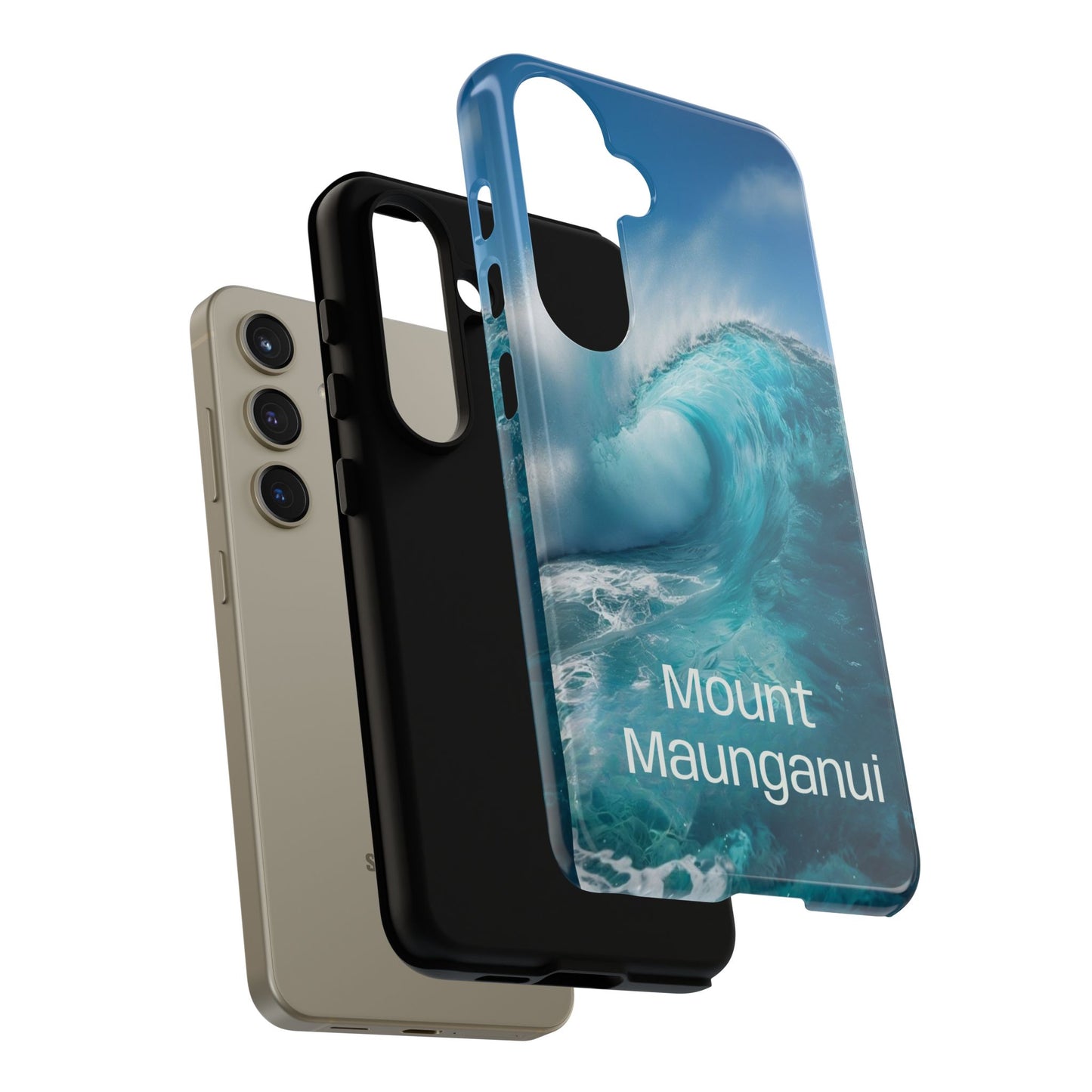 "Mount Maunganui" Mobile Phone Case (green)