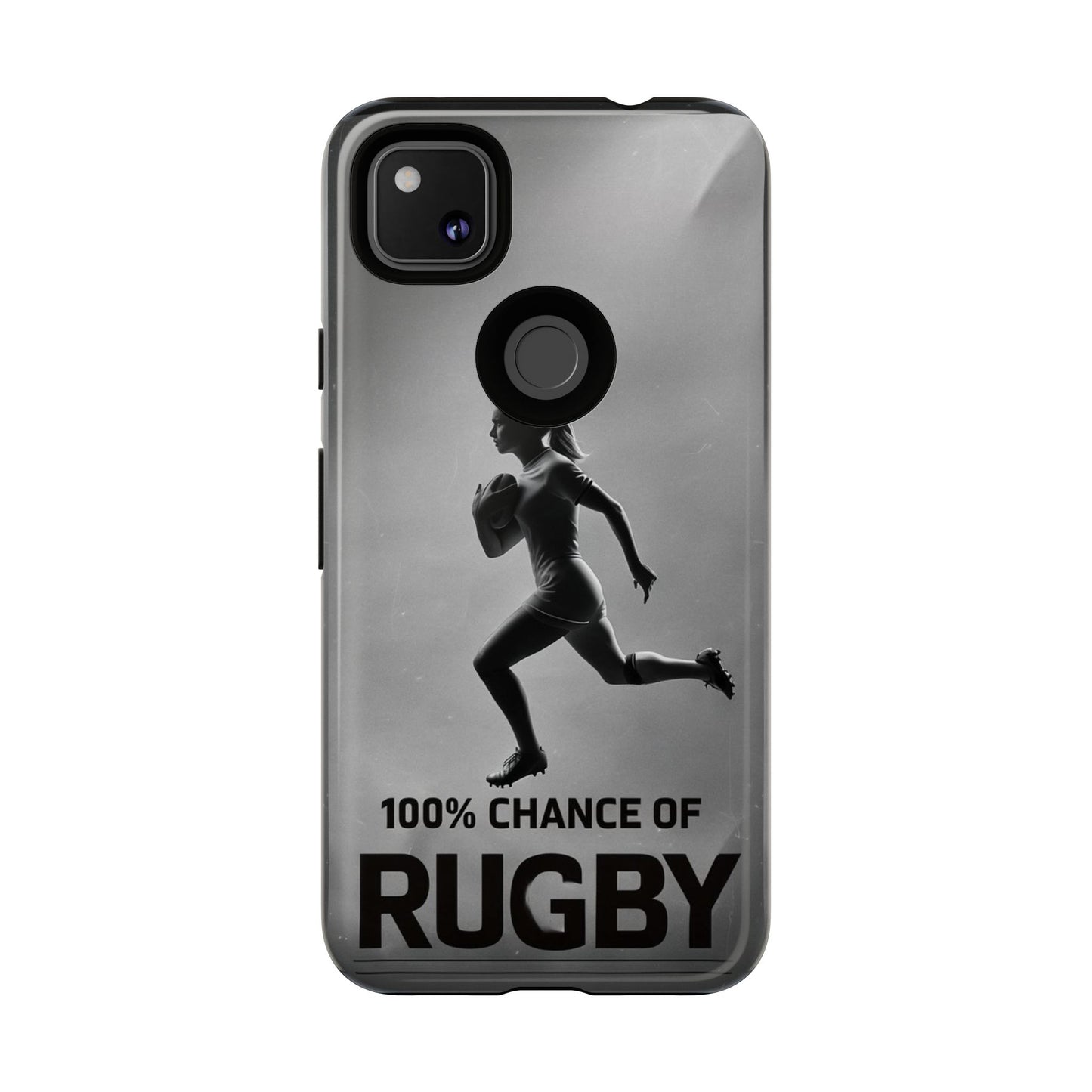 "Rain, Shine, Rugby" Mobile Phone Case