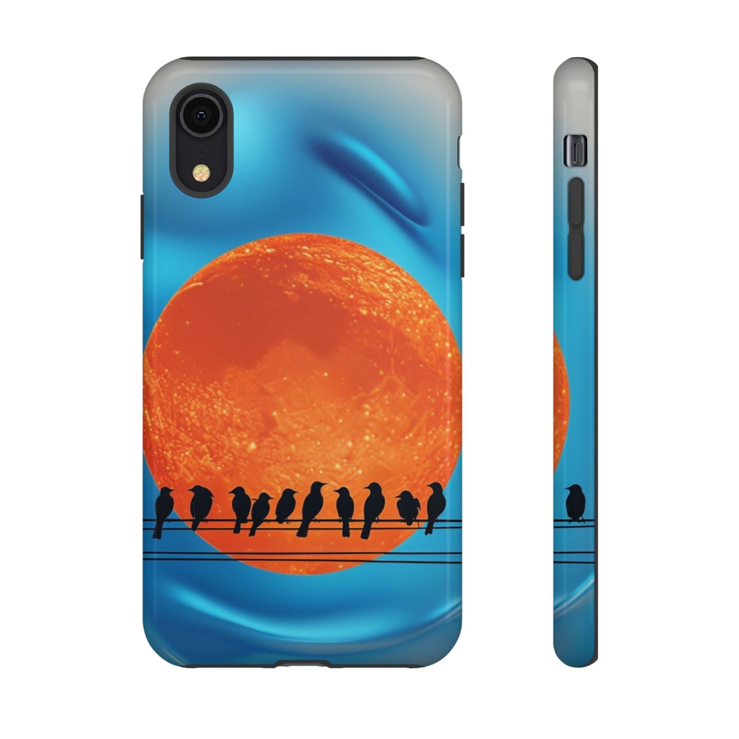 "The Feathered Assembly" Mobile Phone Case (orange)