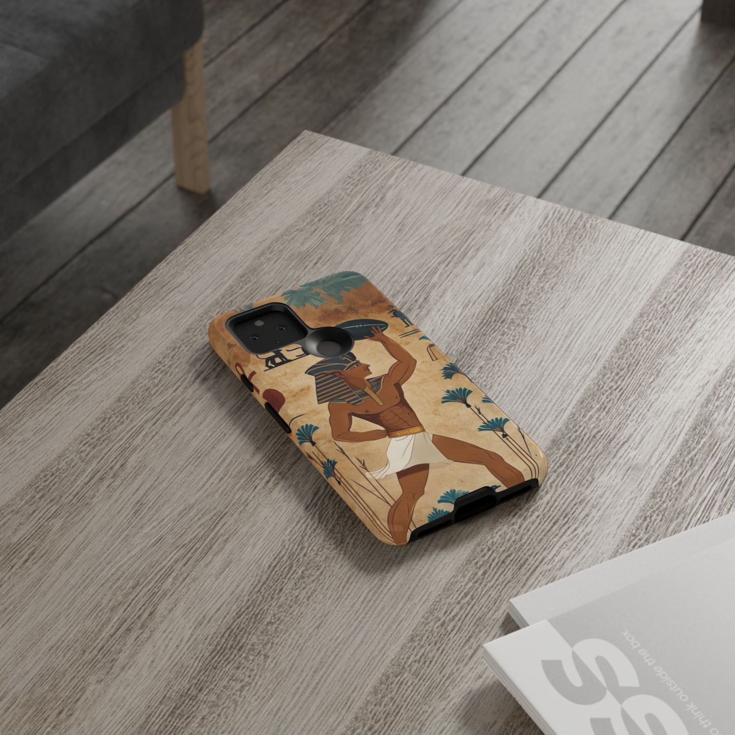 "Tutankhaman Takes the Pass" Mobile Phone Case