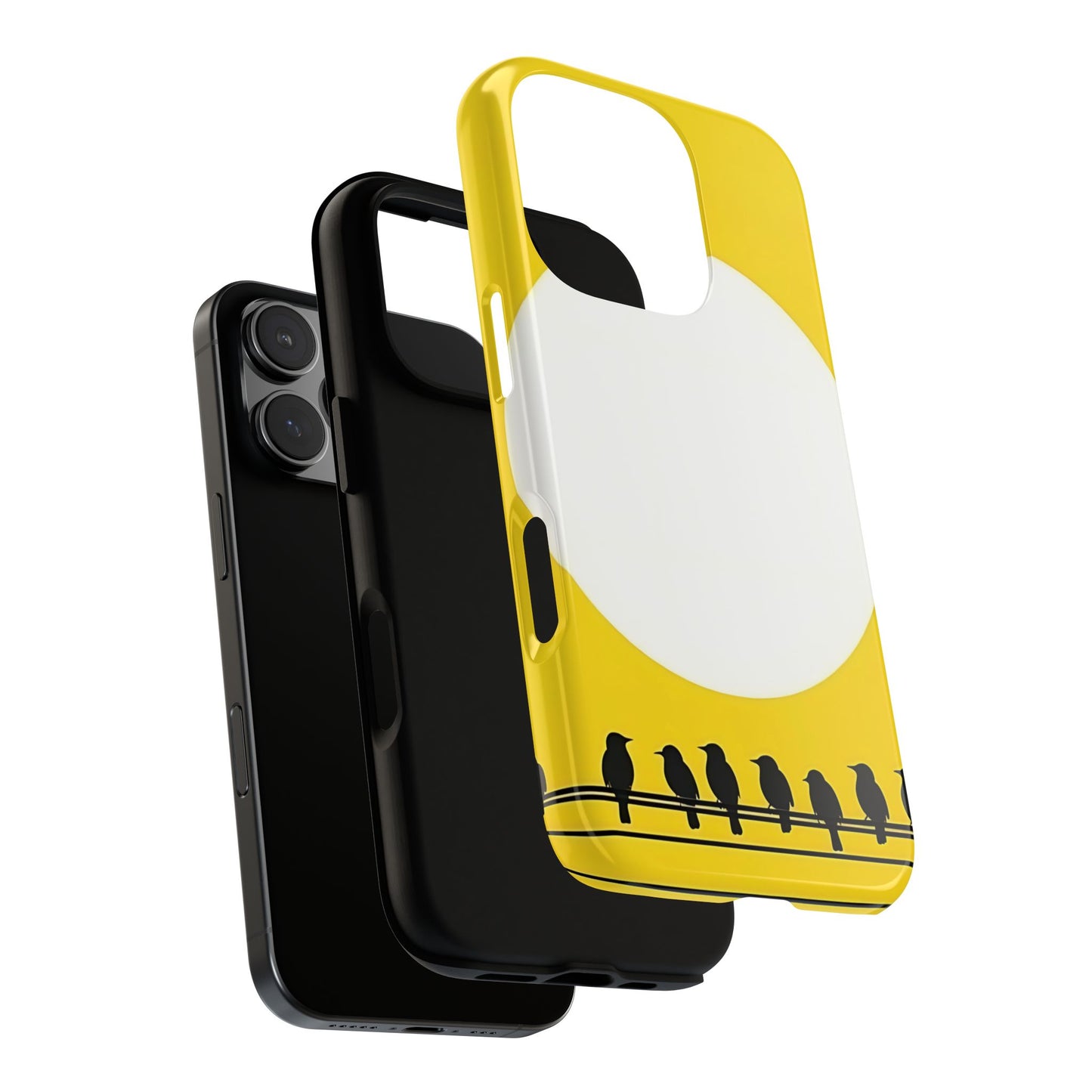 "The Feathered Assembly - Yellow" Mobile Phone Case
