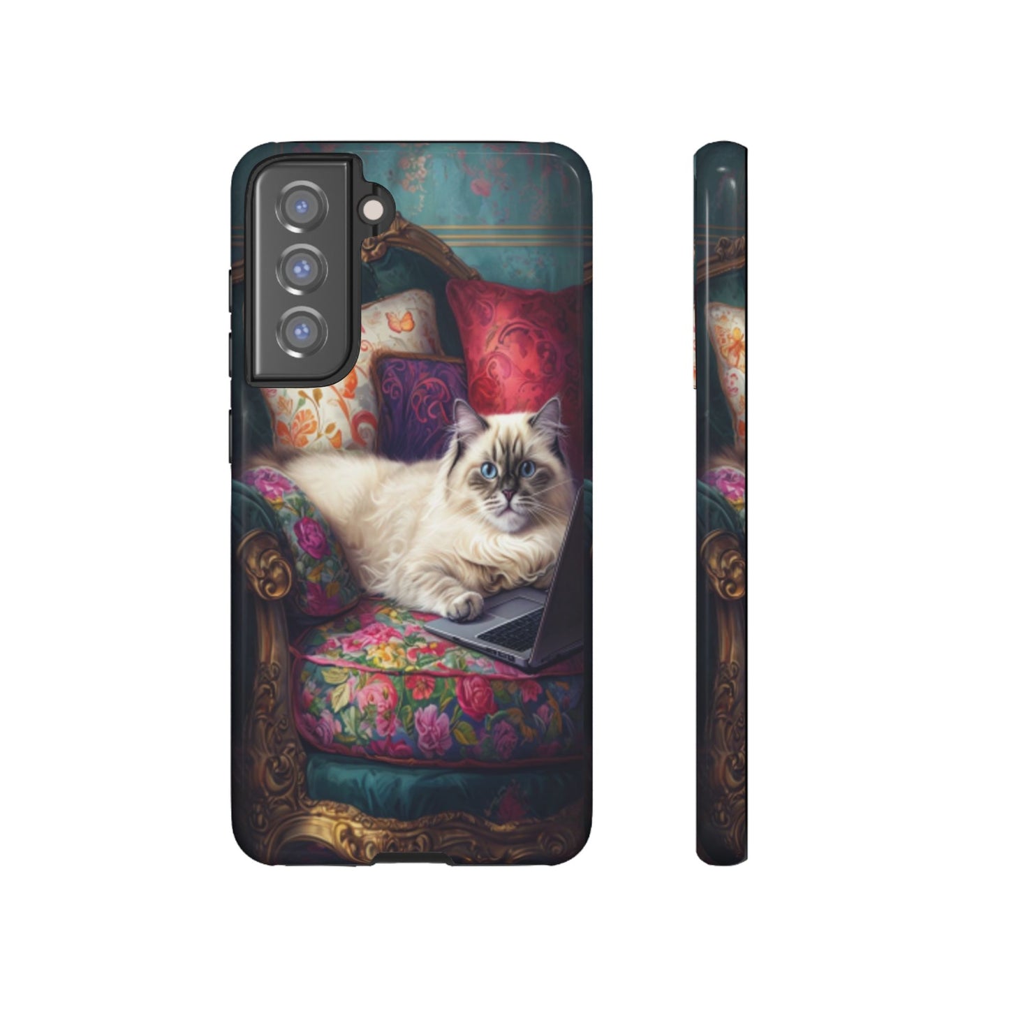 "Purr-sian Productivity" Mobile Phone Case