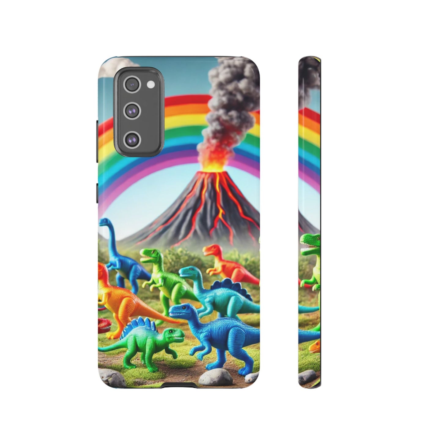 "Rainbow Dinosaurs" Mobile Phone Case
