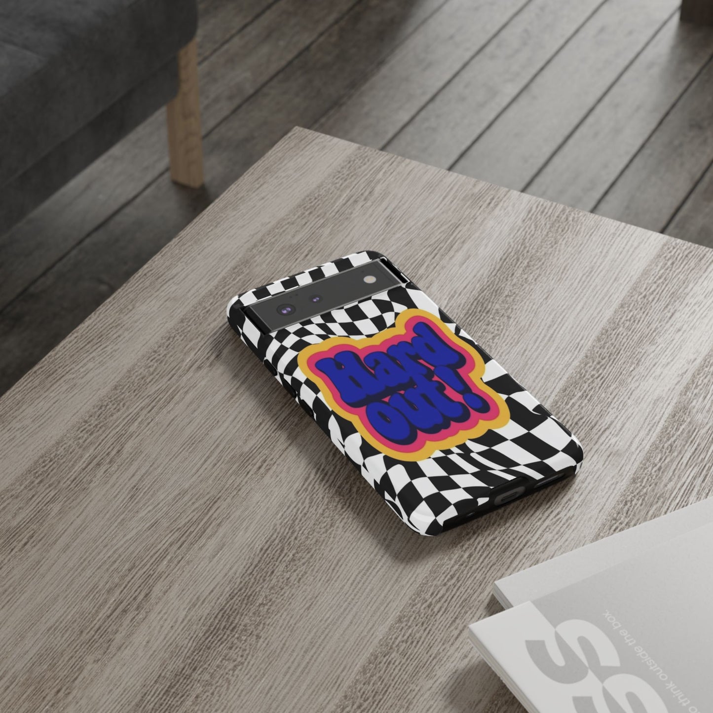 "Hard Out" Mobile Phone Case (blue)