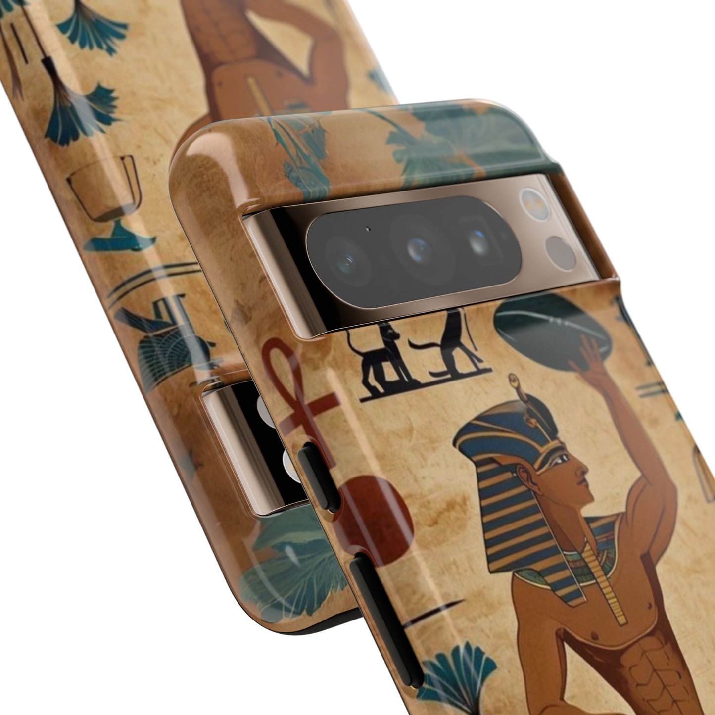 "Tutankhaman Takes the Pass" Mobile Phone Case