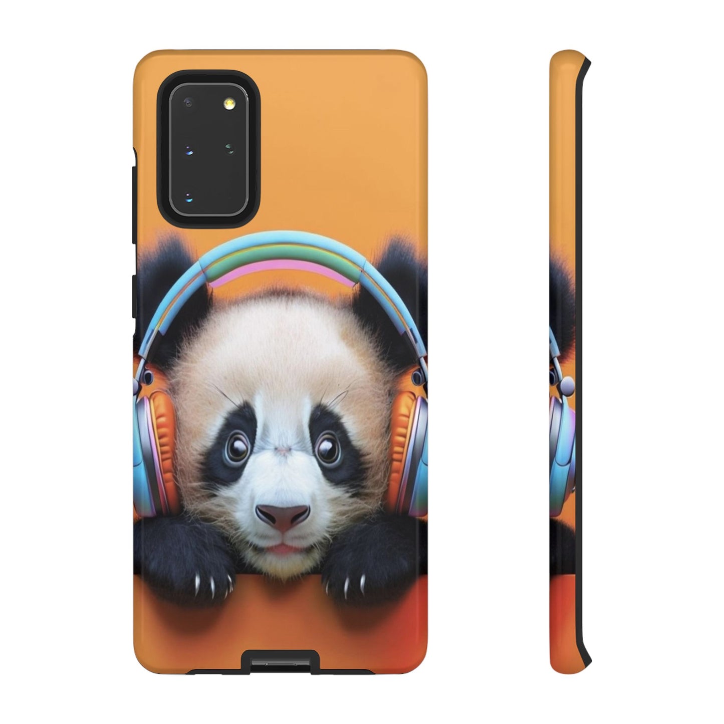 "Baby Panda wearing Headphones" Mobile Phone Case