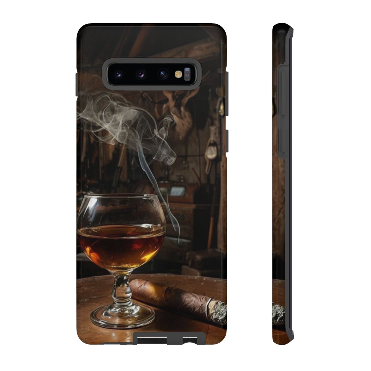 "Hot Whiskey and Cigar" Mobile Phone Case