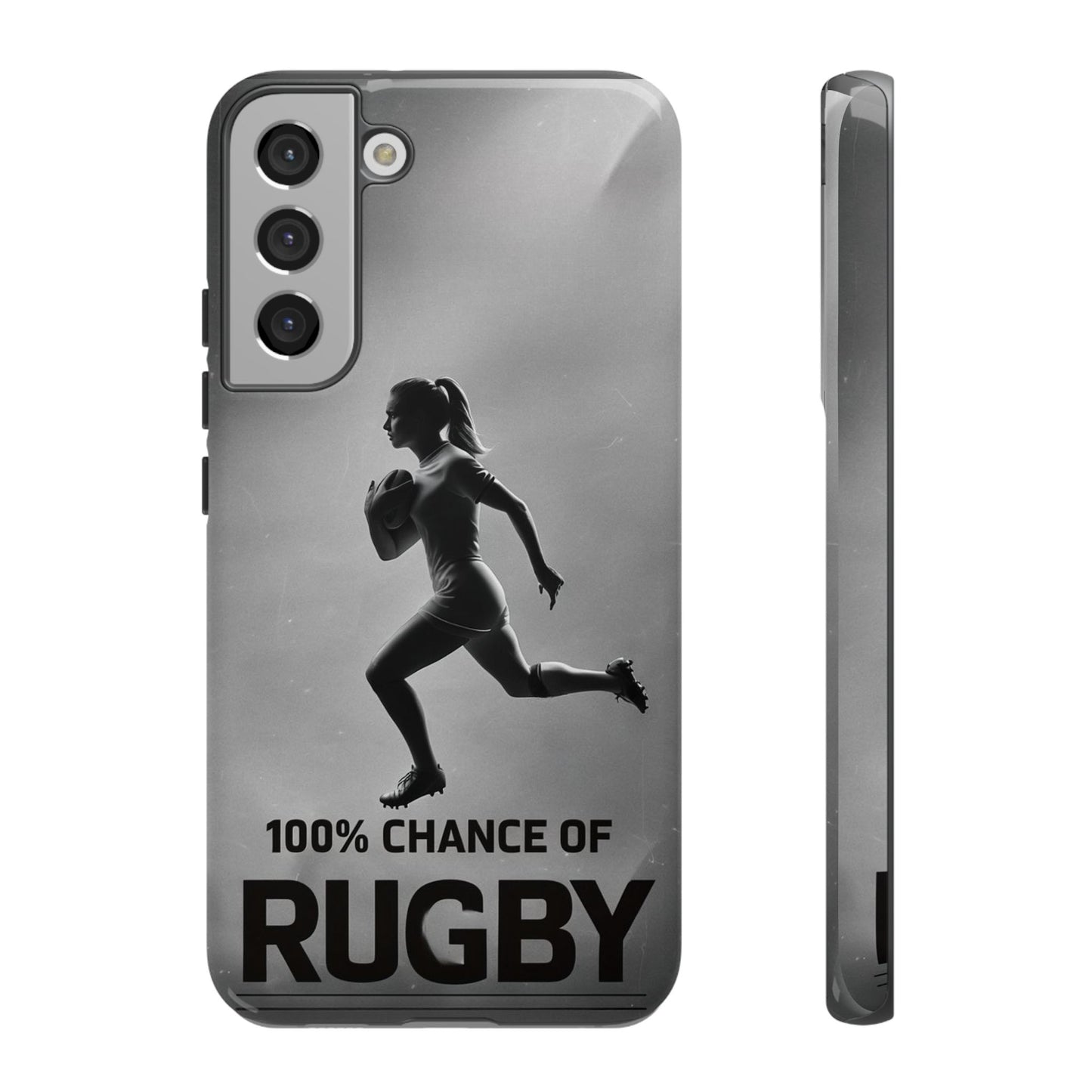 "Rain, Shine, Rugby" Mobile Phone Case