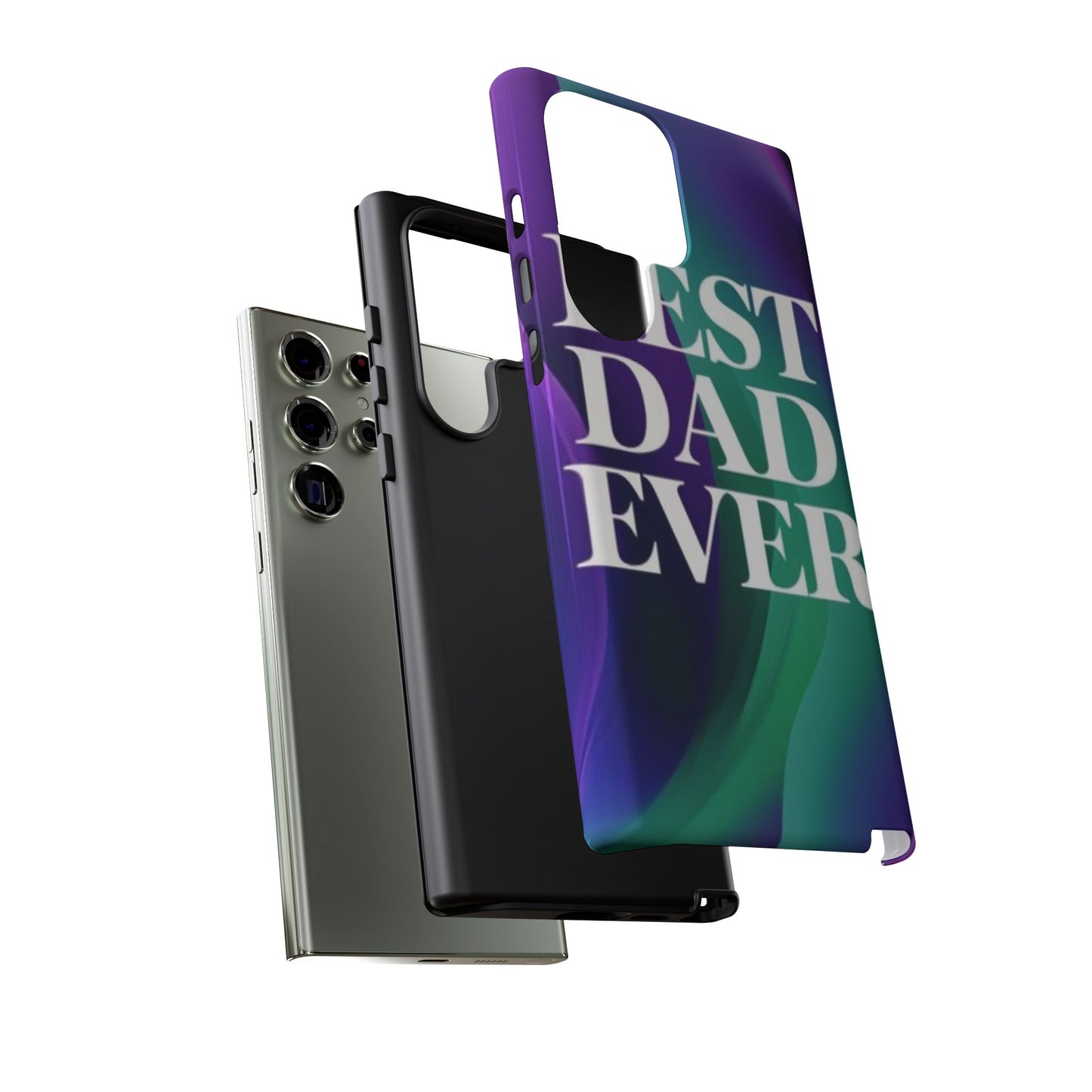 "Best Dad Ever" Mobile Phone Case (purple)