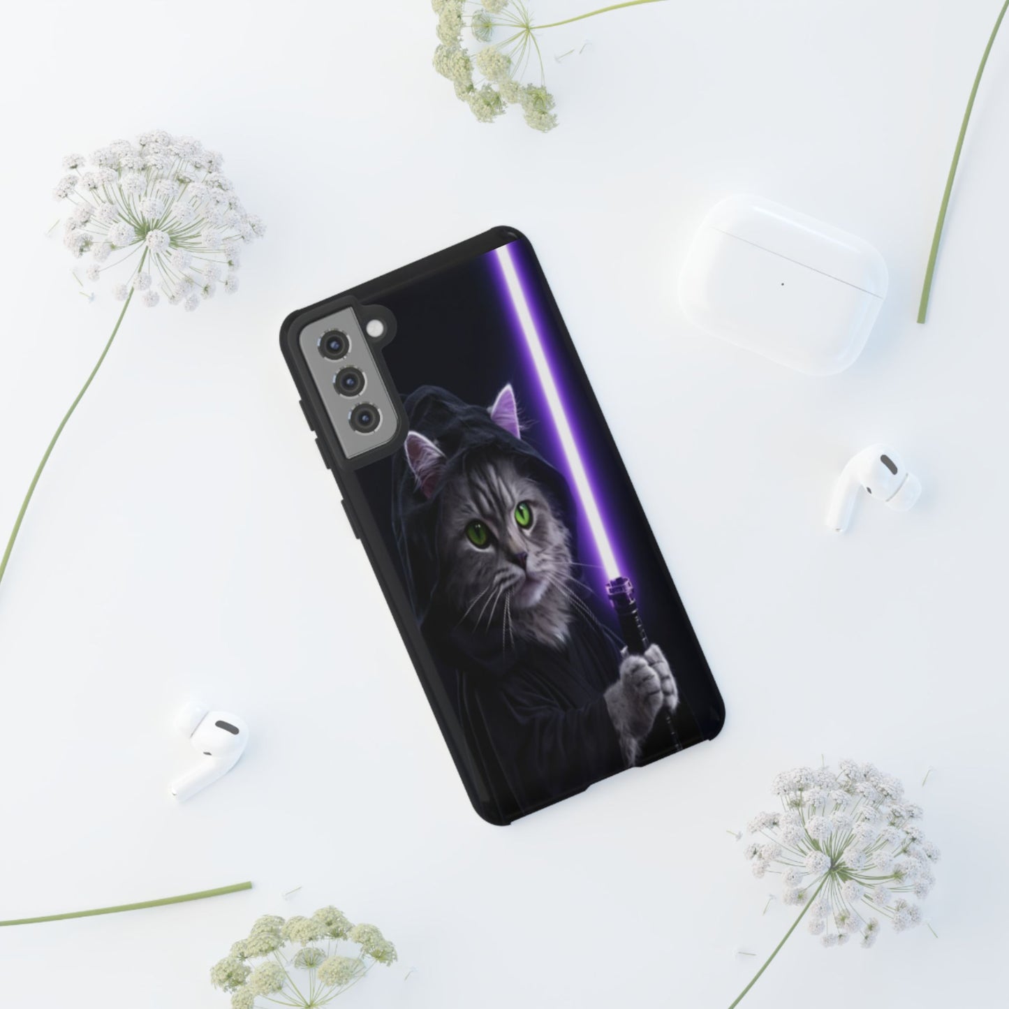 "Jedi Whisker" Mobile Phone Case (purple)