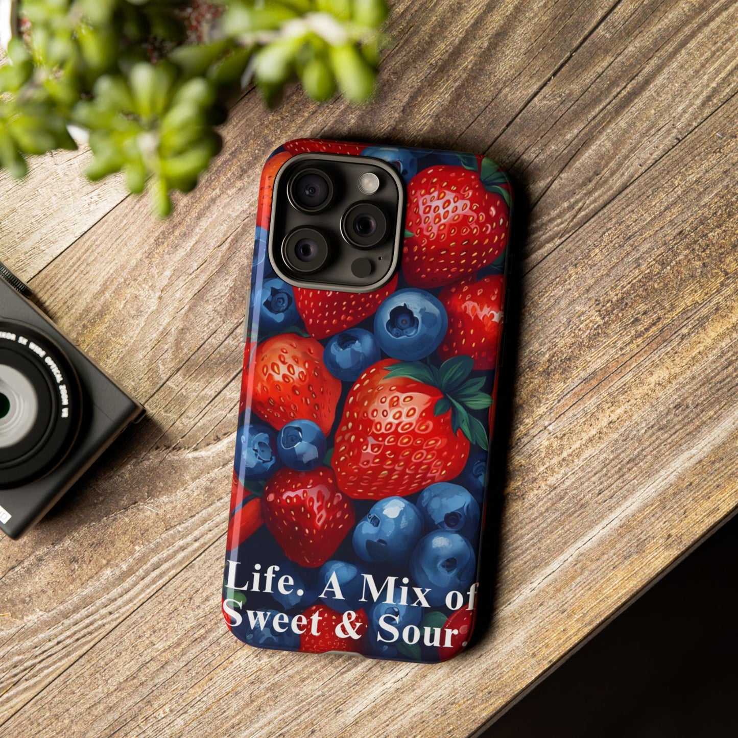 "Life. A Mix of Sweet and Sour" Mobile Phone Case