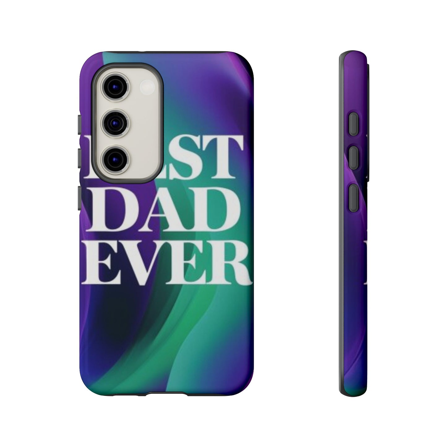 "Best Dad Ever" Mobile Phone Case (purple)