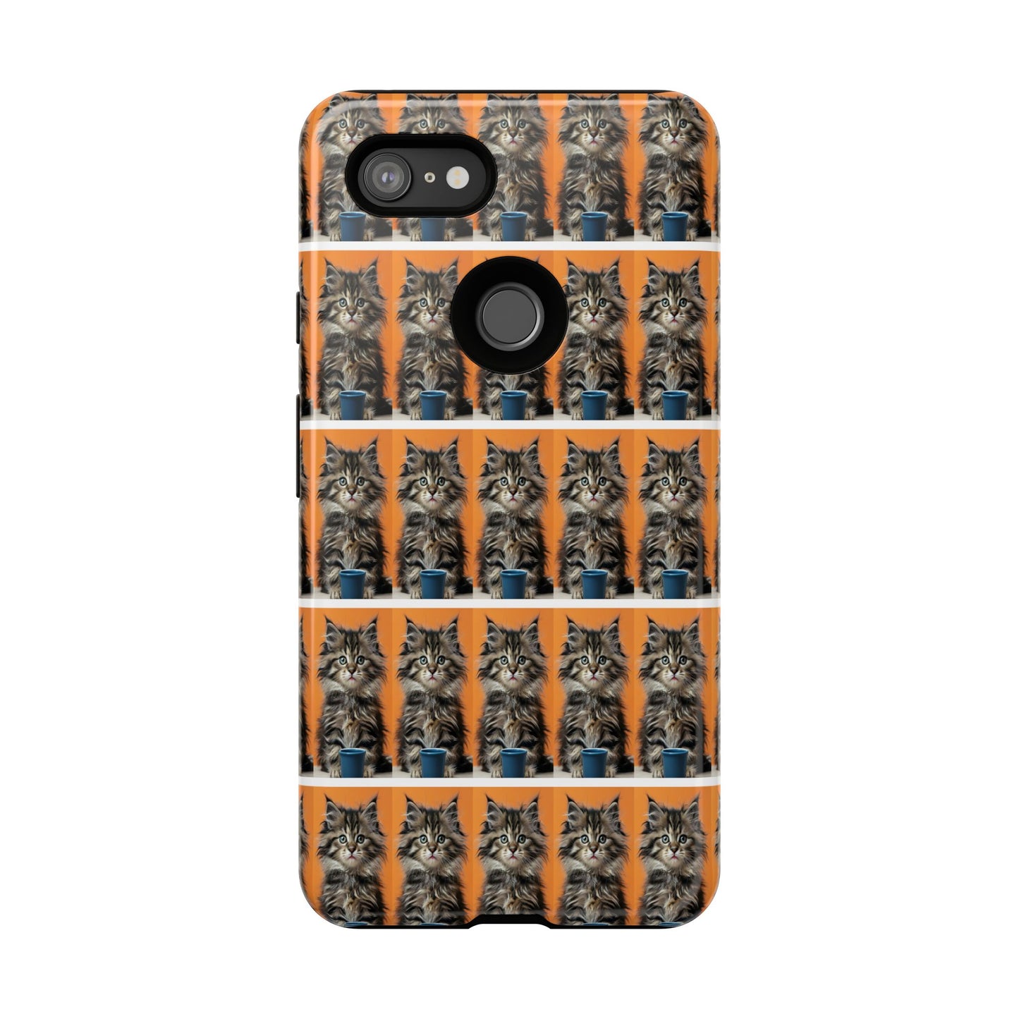 "Bad Hair, Good Coffee - we all need balance" Mobile Phone Case