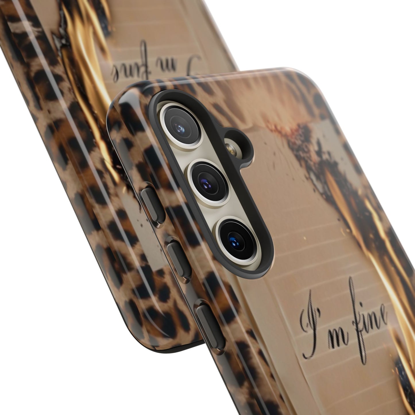 "I Am Fine" Mobile Phone Case