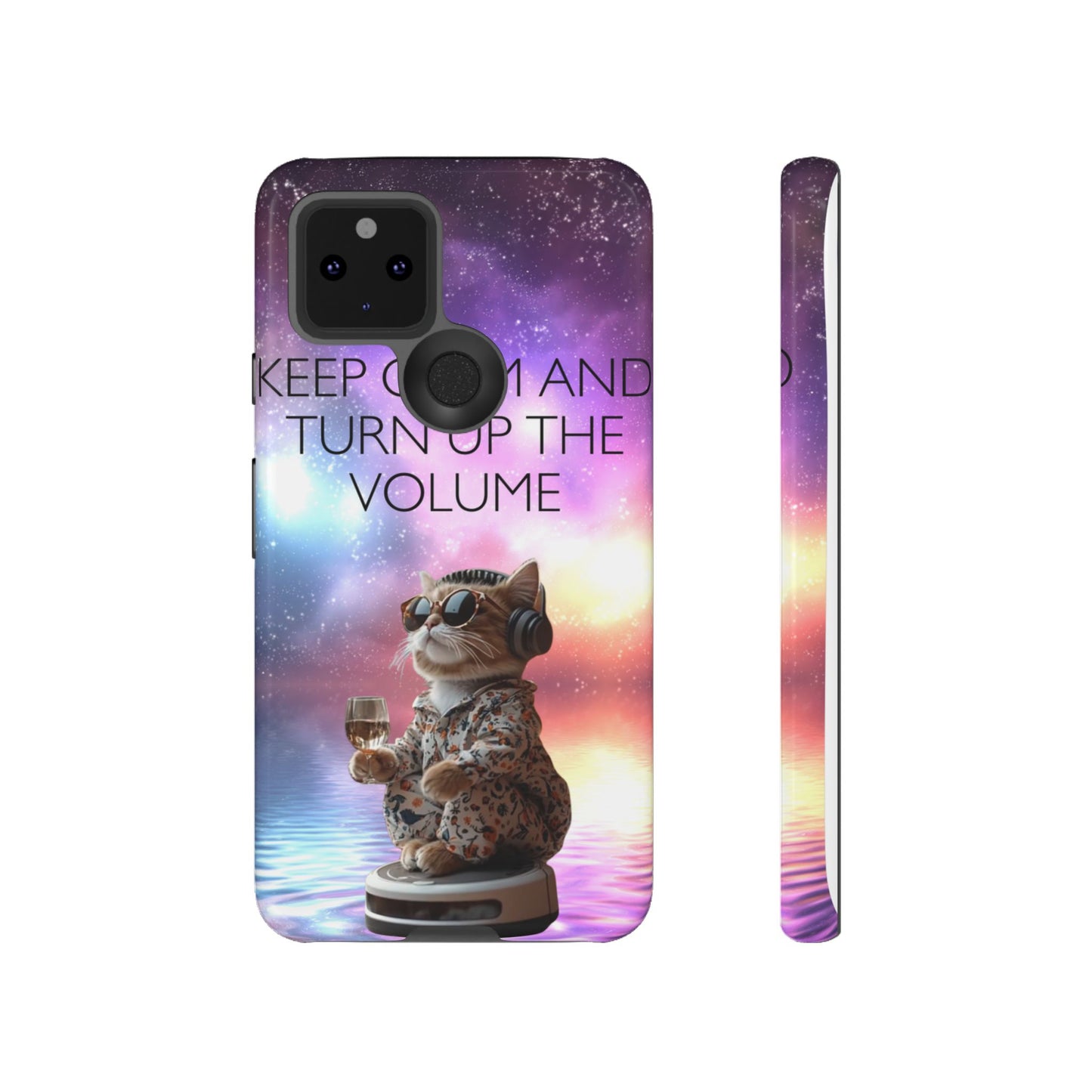 "Keep calm and turn up the Volume" Mobile Phone Case (mix)