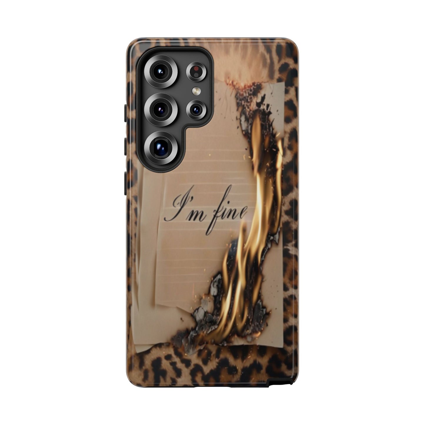 "I Am Fine" Mobile Phone Case