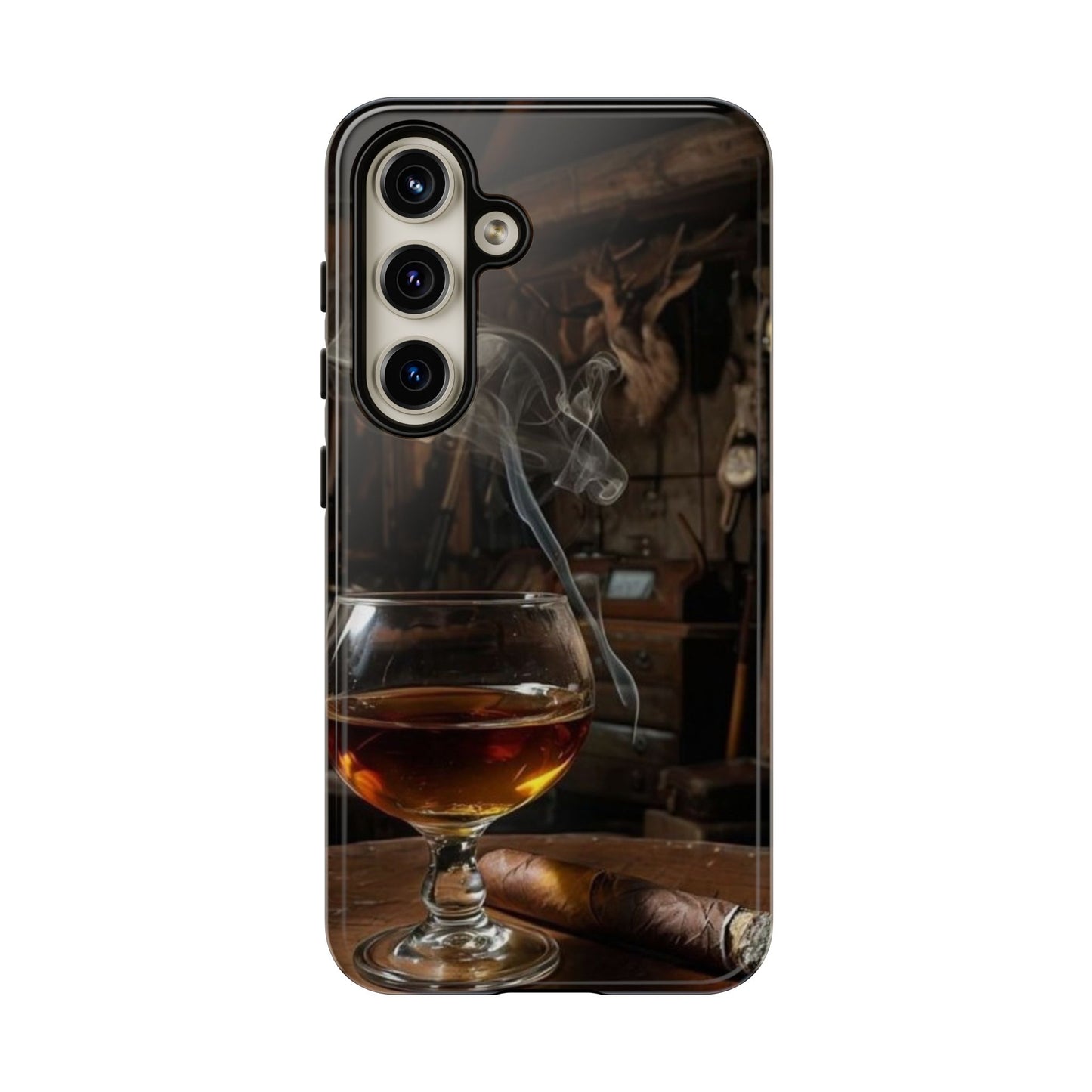 "Hot Whiskey and Cigar" Mobile Phone Case