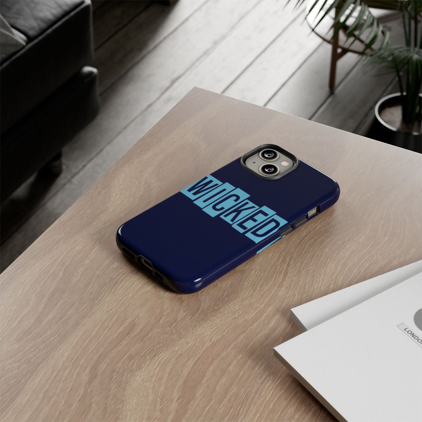 "Wicked" Mobile Phone Case (blue)