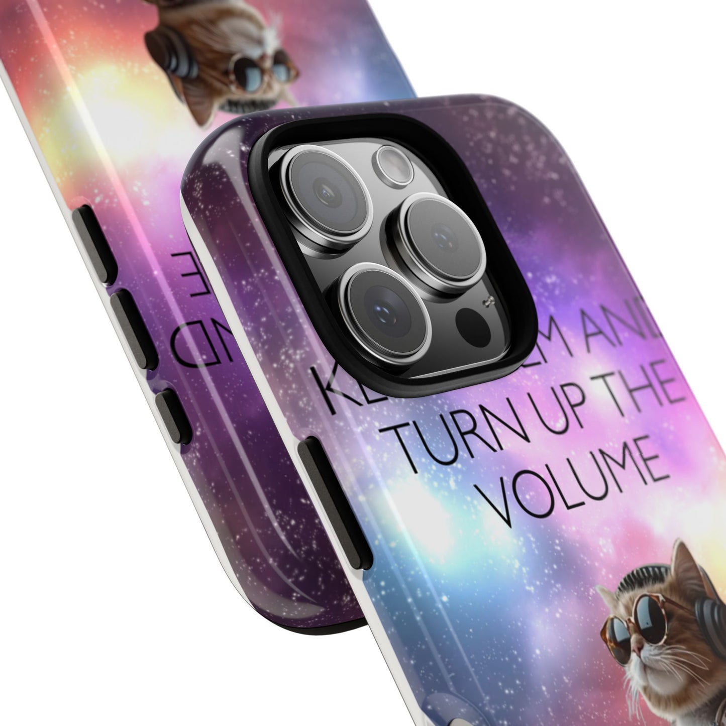 "Keep calm and turn up the Volume" Mobile Phone Case (mix)