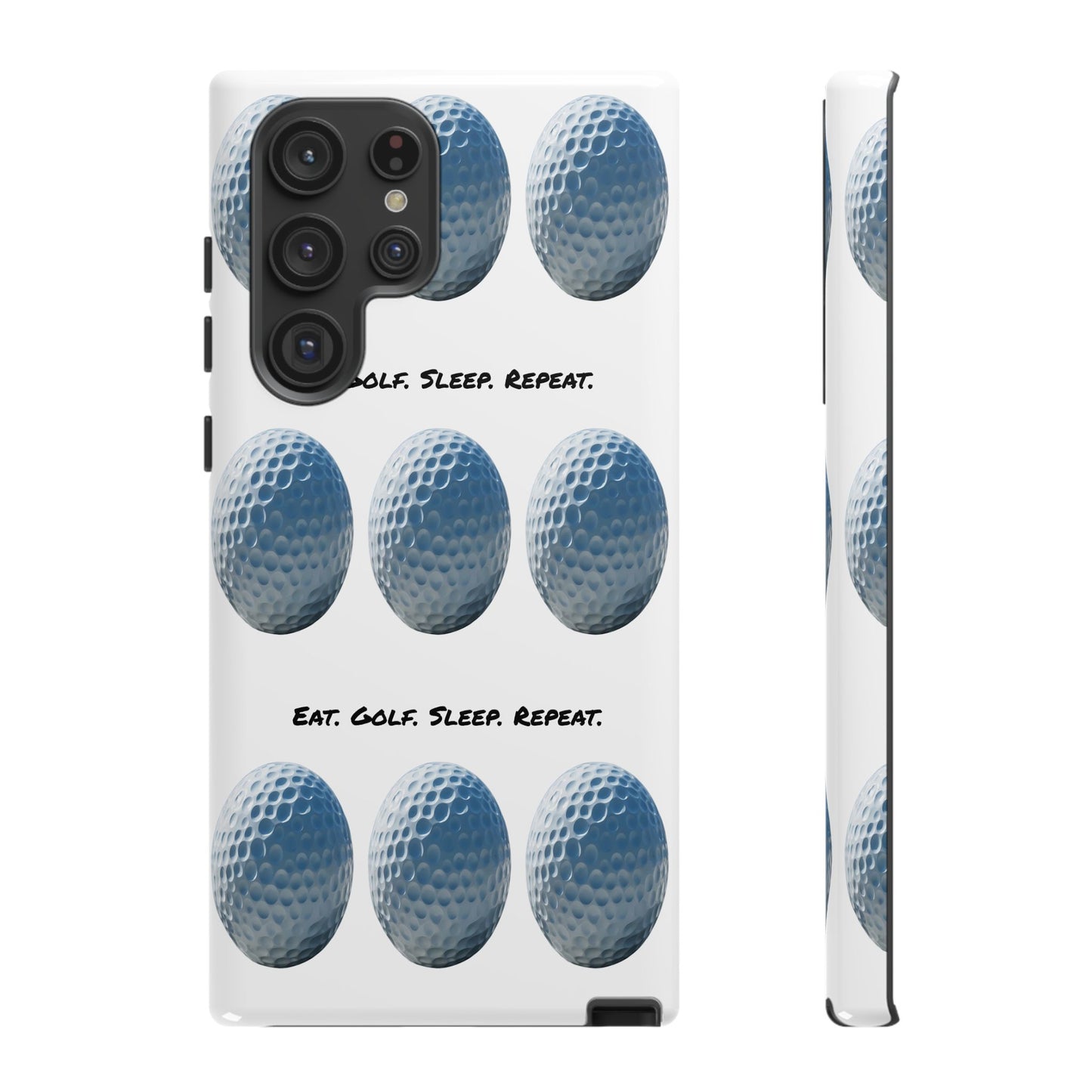 "Eat. Golf. Sleep. Repeat." Mobile Phone Case