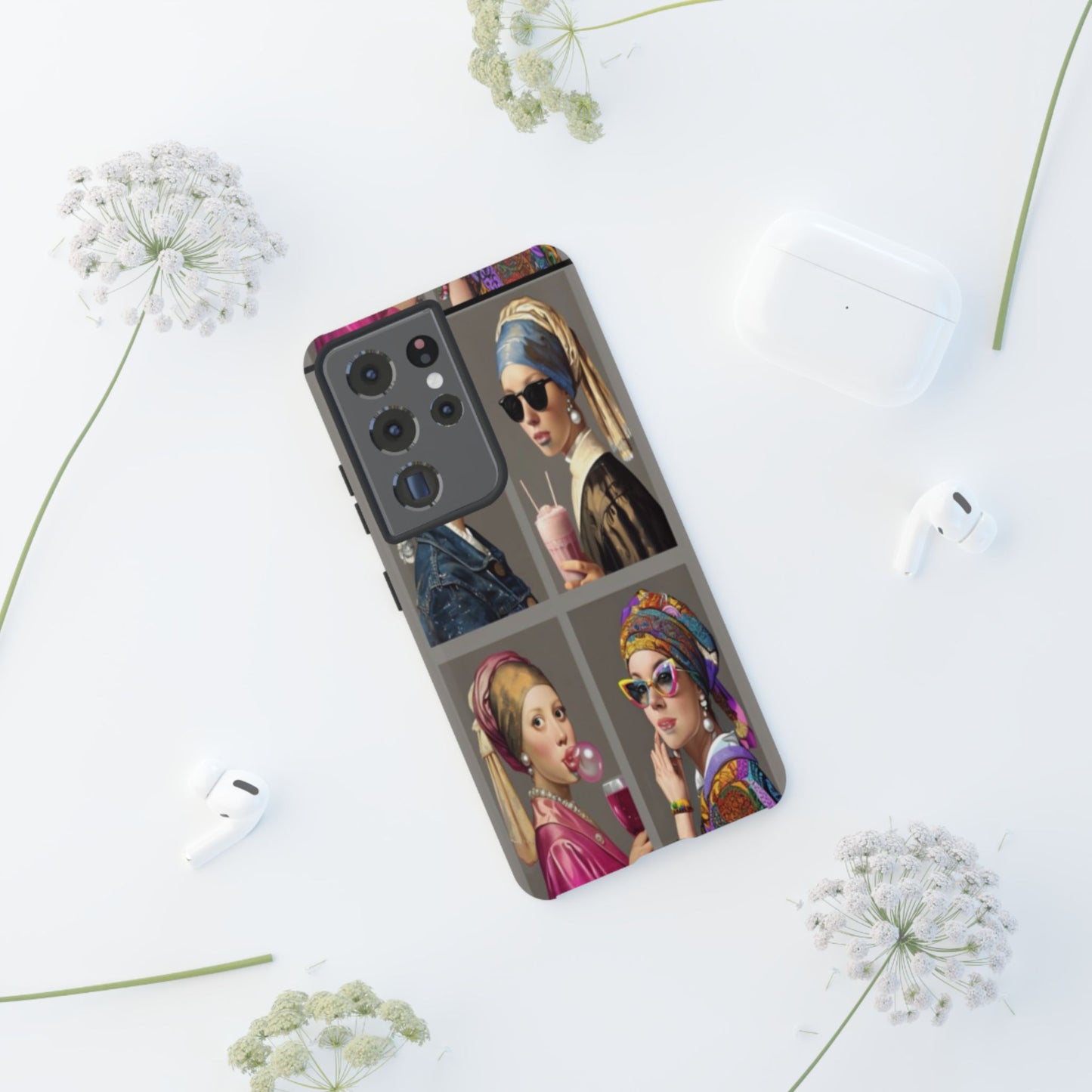 "Girls with Pearls" Mobile Phone Case