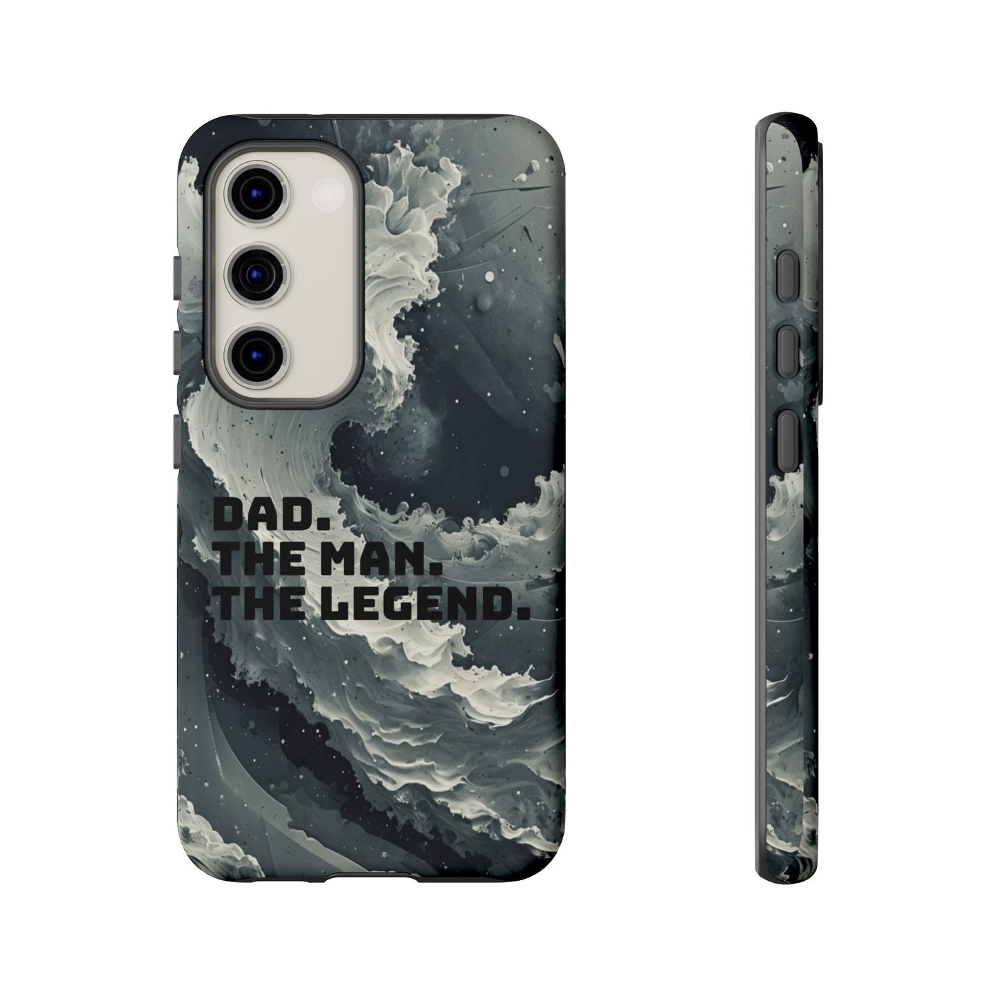 "Dad. The Man. The Legend" Mobile Phone Case (grey)