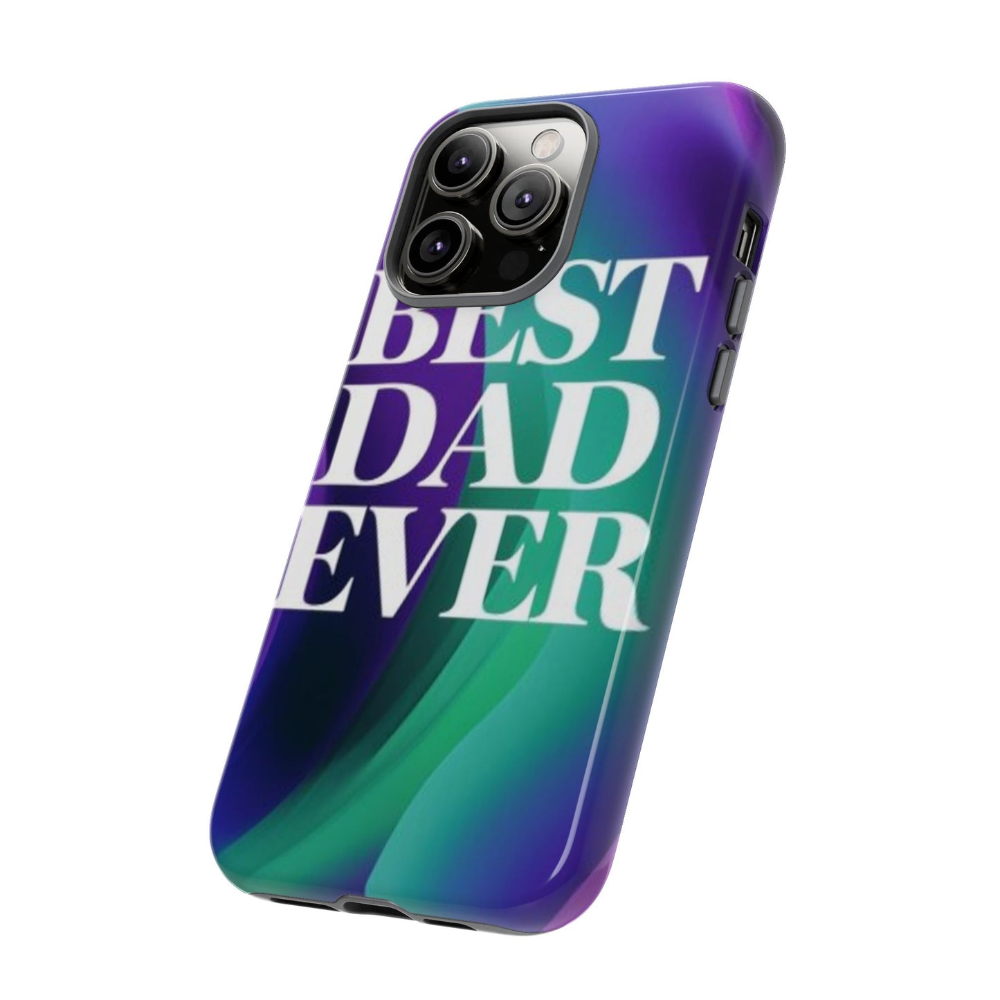 "Best Dad Ever" Mobile Phone Case (purple)