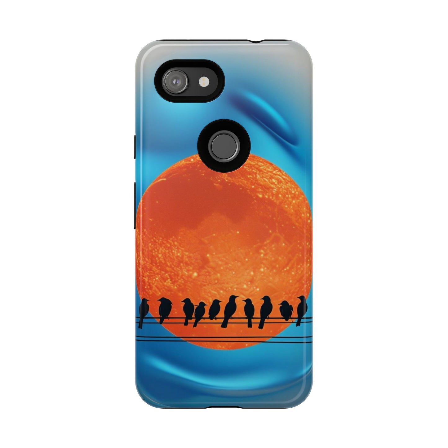 "The Feathered Assembly" Mobile Phone Case (orange)